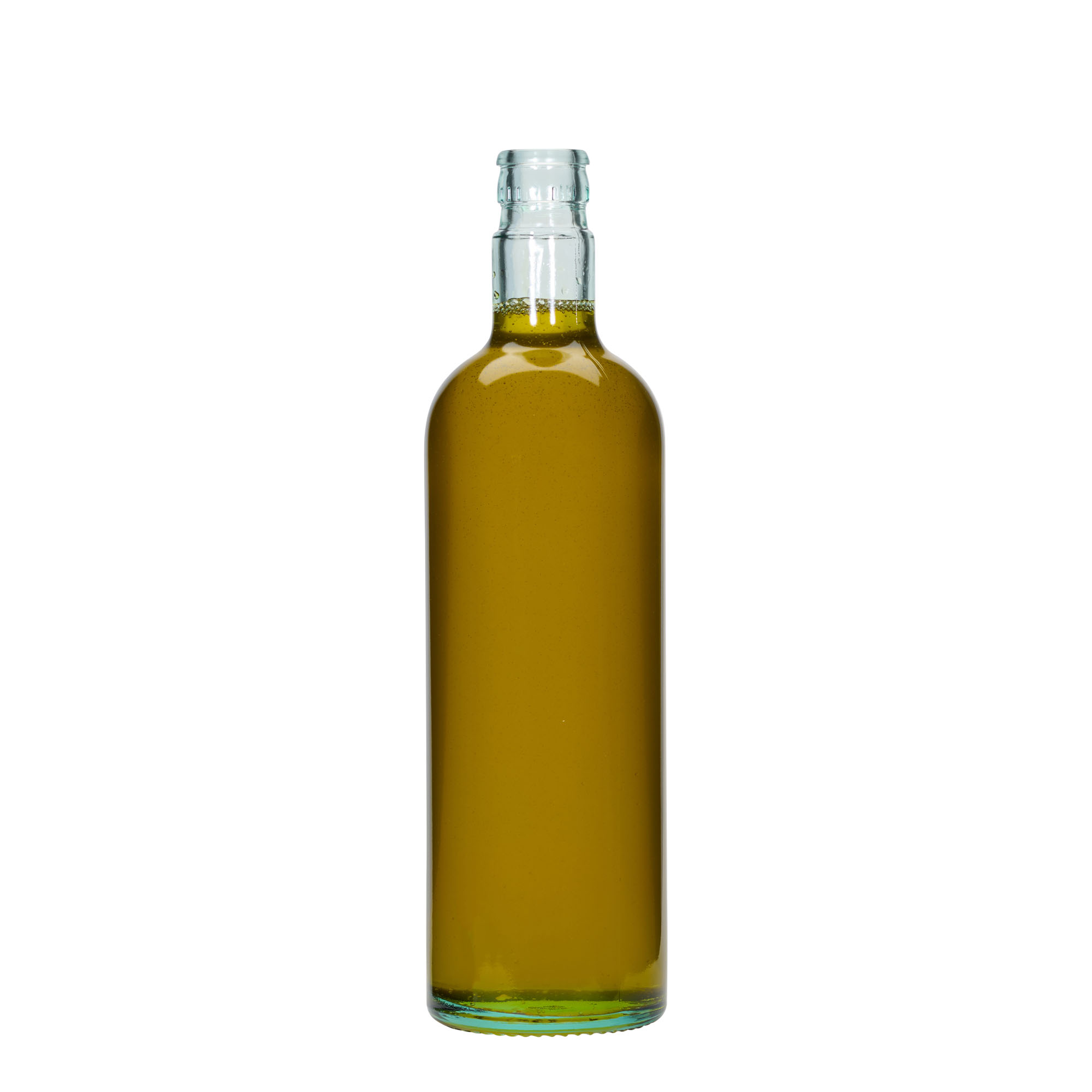 Bouteille de vinaigre/huile 750 ml 'Willy New', verre, vert clair, ouverture : DOP