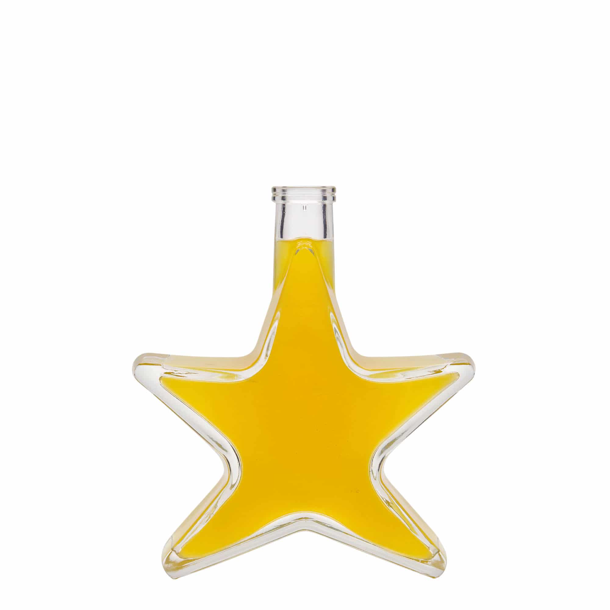 Bouteille en verre 200 ml « Étoile », ouverture : bouchon en liège