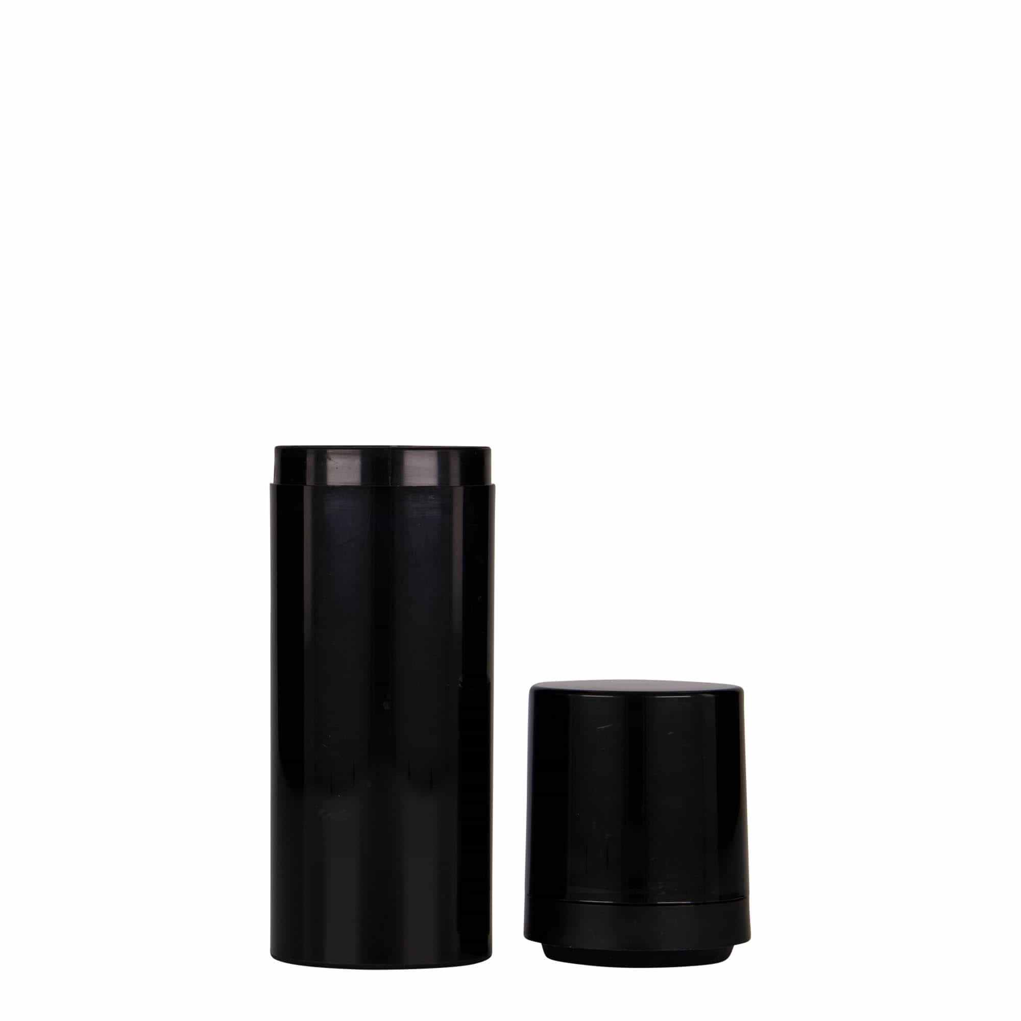 Distributeur Airless 50 ml 'Mezzo', plastique PP, noir