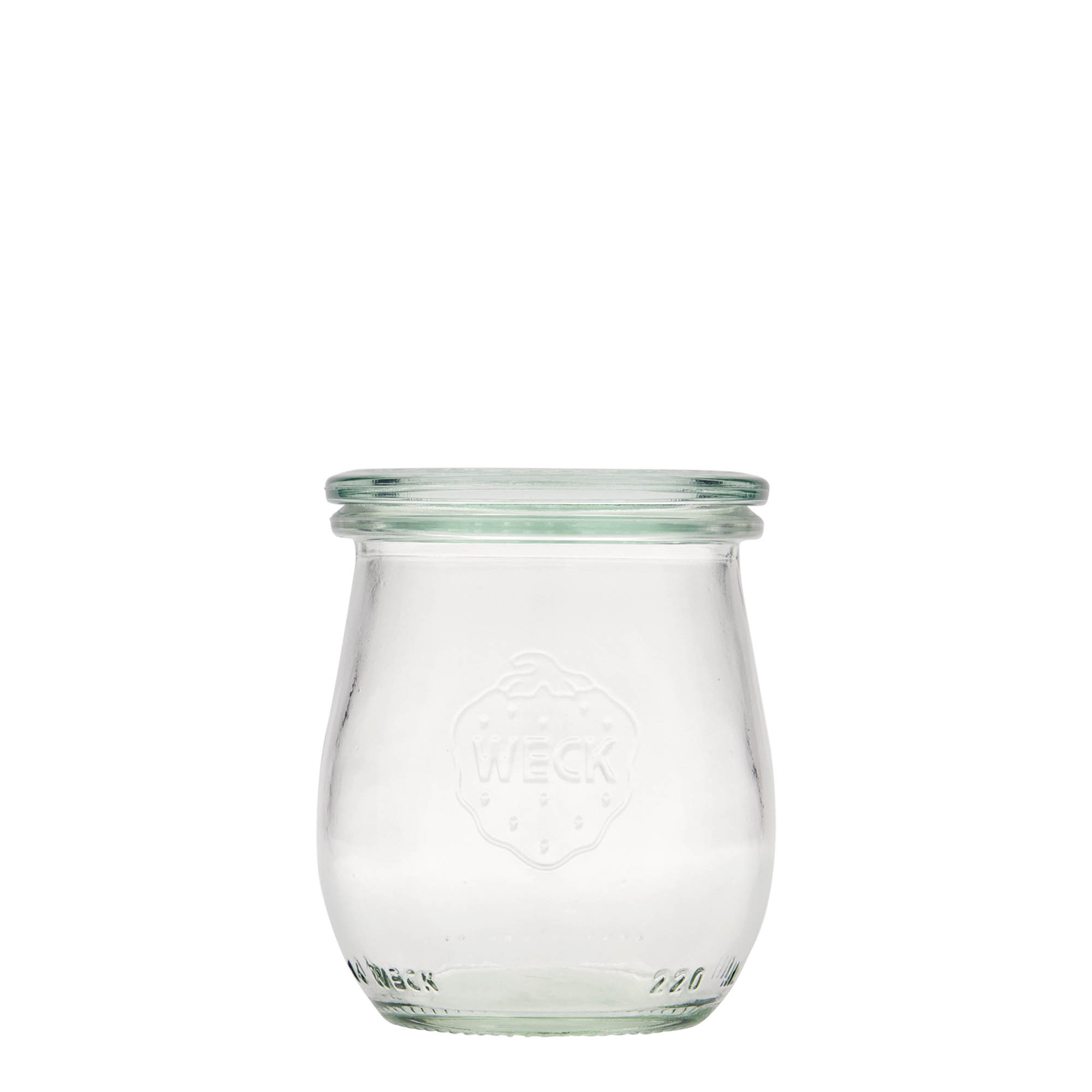 220 ml WECK verre tulipe, ouverture : bord rond 220 ml WECK verre tulipe, ouverture : bord rond