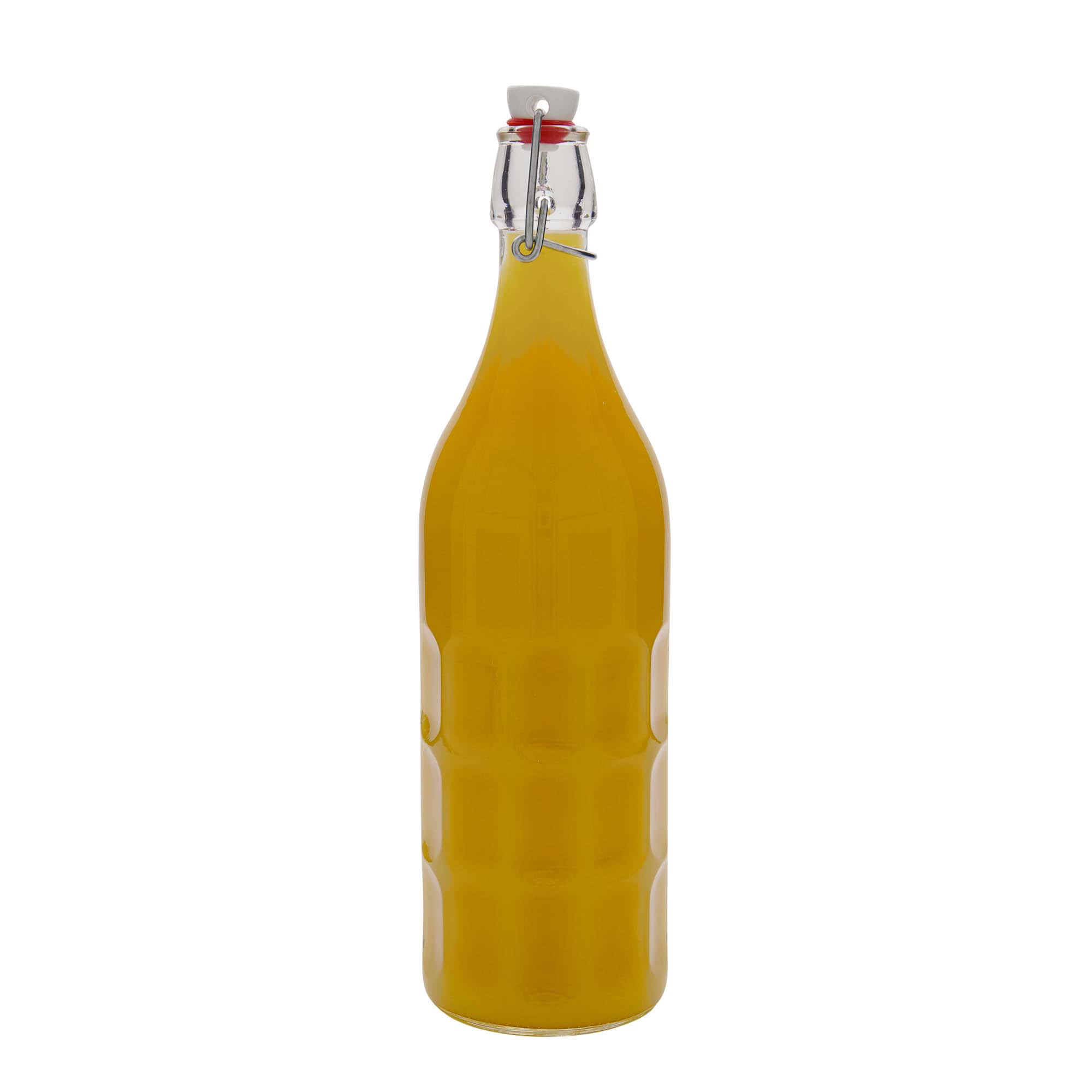 Bouteille en verre 1.000 ml Moresca, ouverture : fermeture à bascule