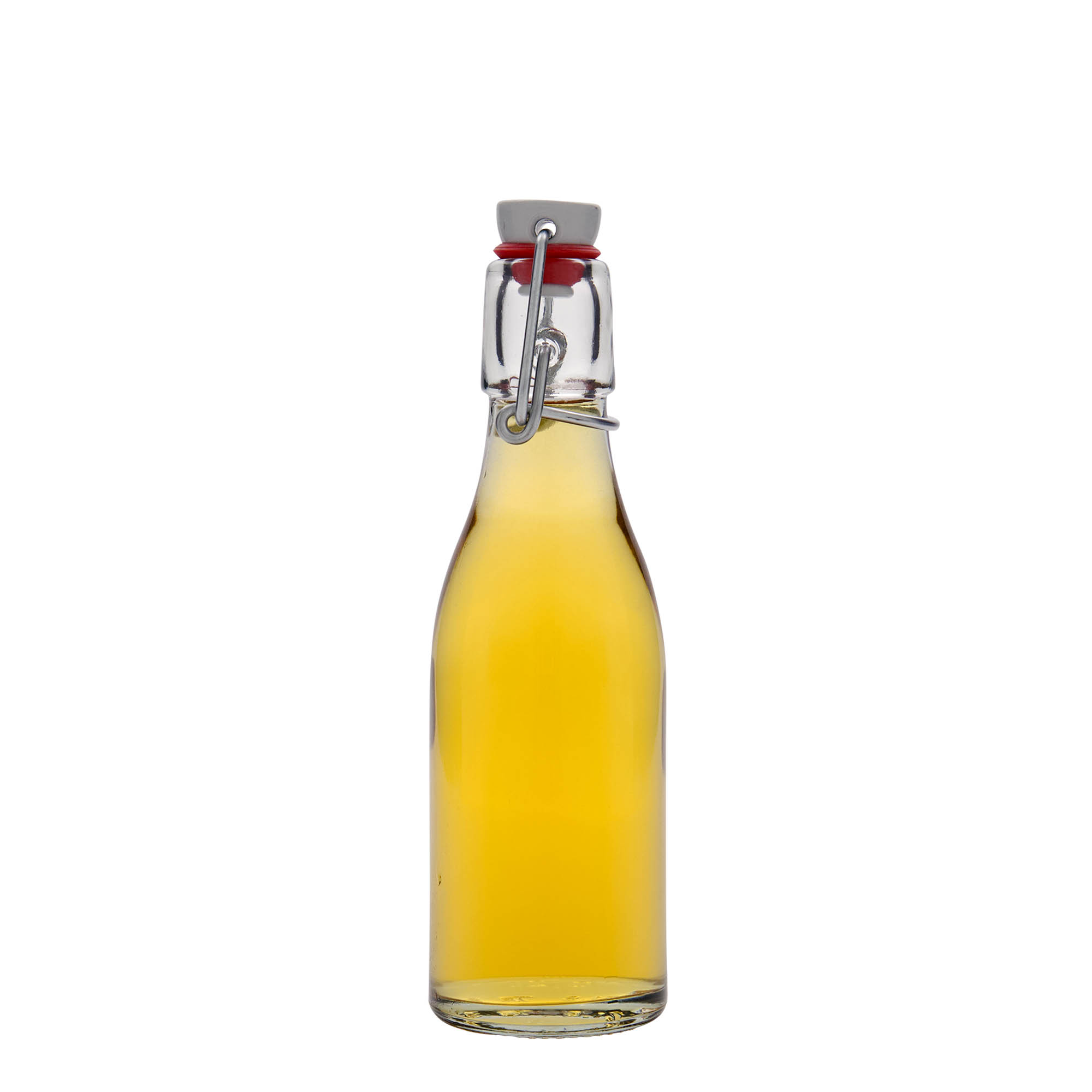 Bouteille en verre 200 ml « Paul », ouverture : fermeture à bascule