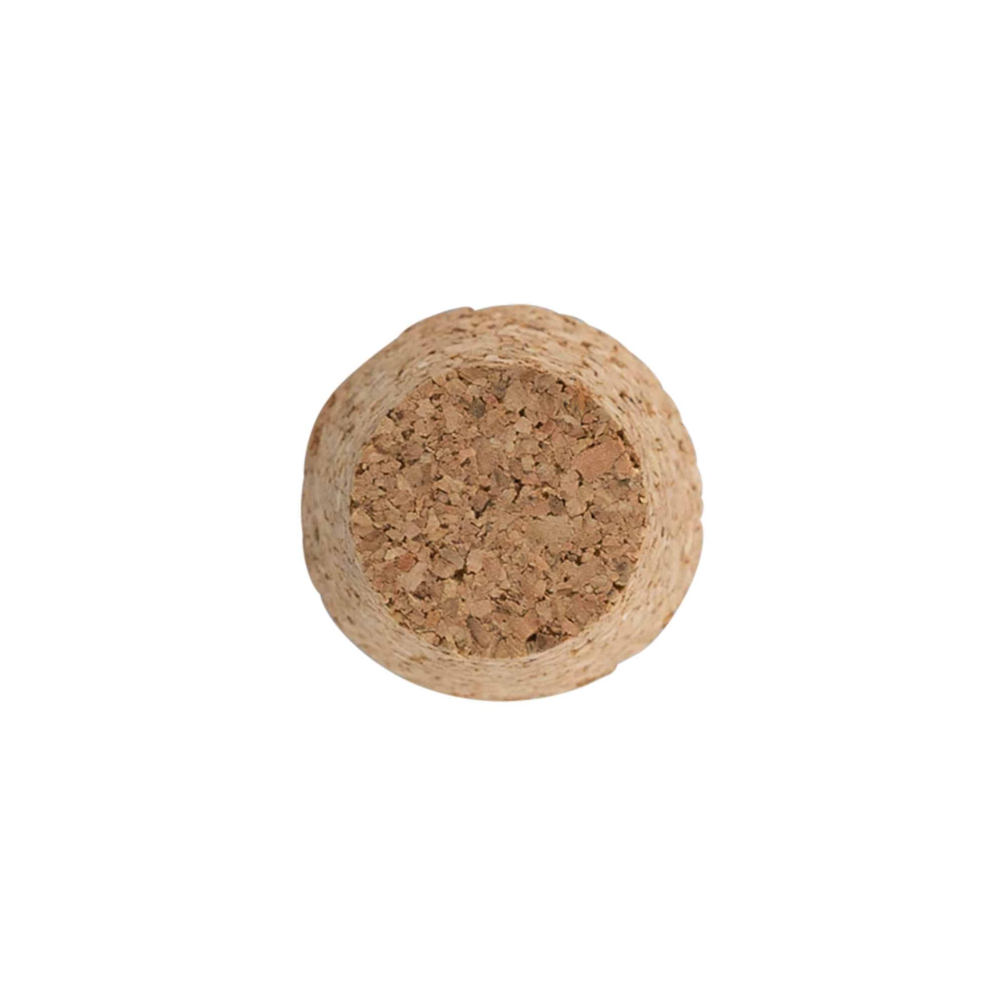 Bouchon pointu 25-35 x 27, liège compressé, beige, pour bouchage: bouchon