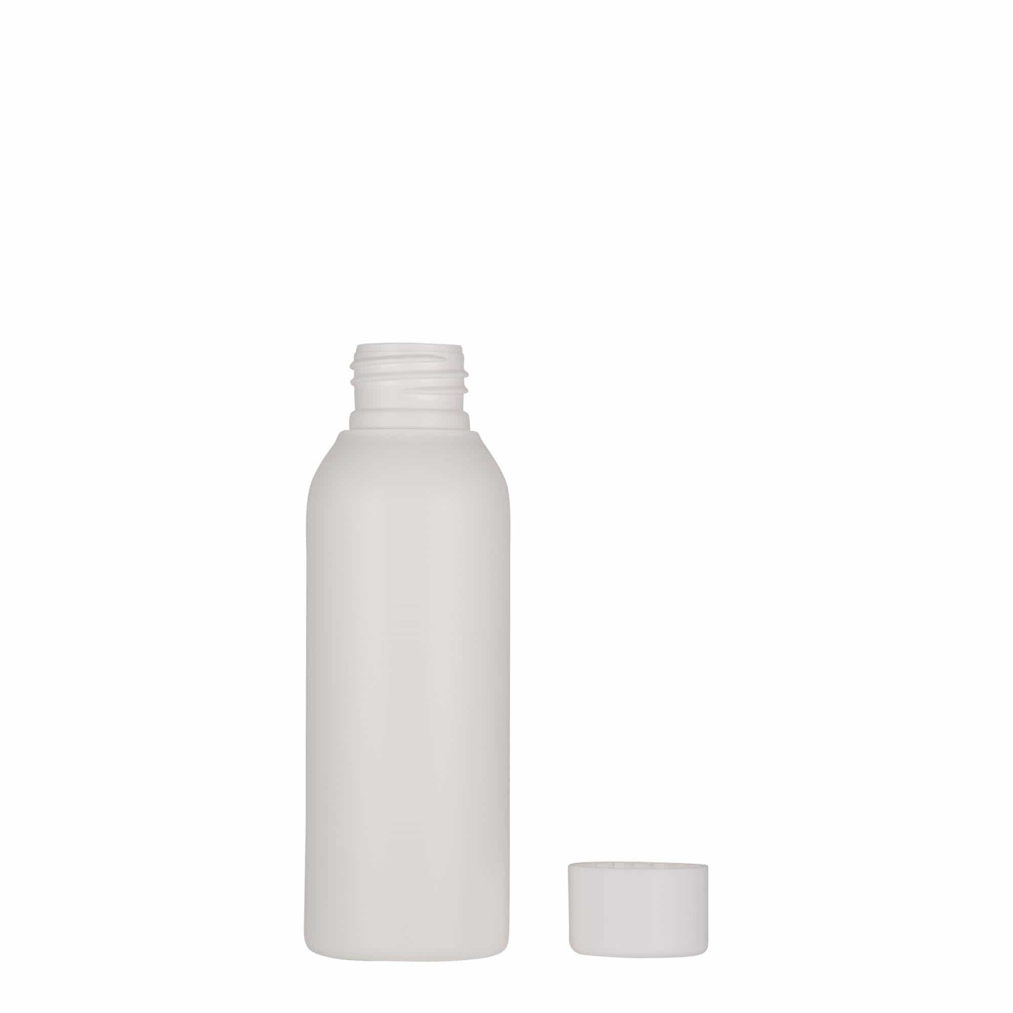Flacon en plastique 100 ml 'Tuffy', PEHD, blanc, ouverture : 24/410