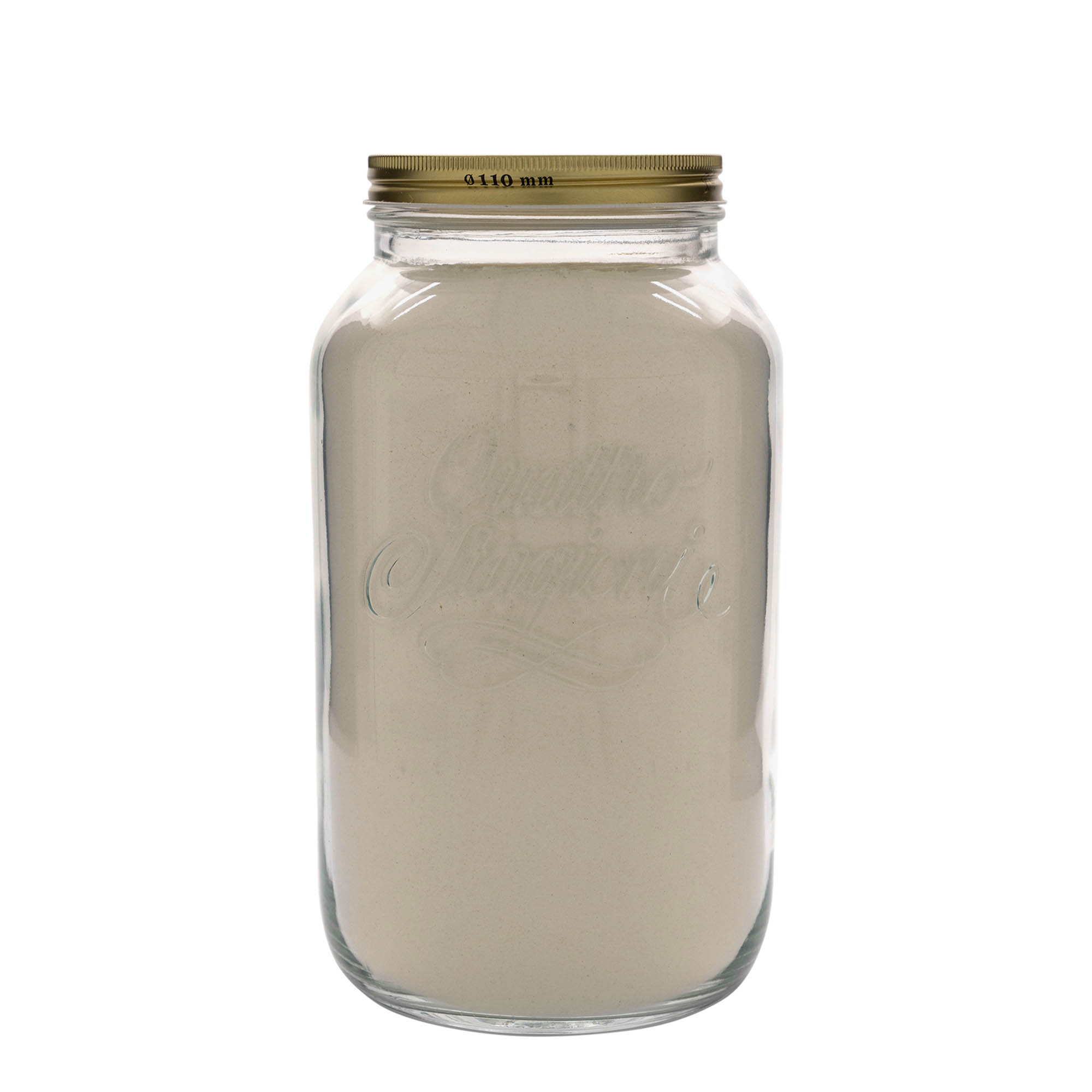 3 800 ml verre 'Quattro Stagioni', ouverture : bouchon à vis 3 800 ml verre 'Quattro Stagioni', ouverture : bouchon à vis