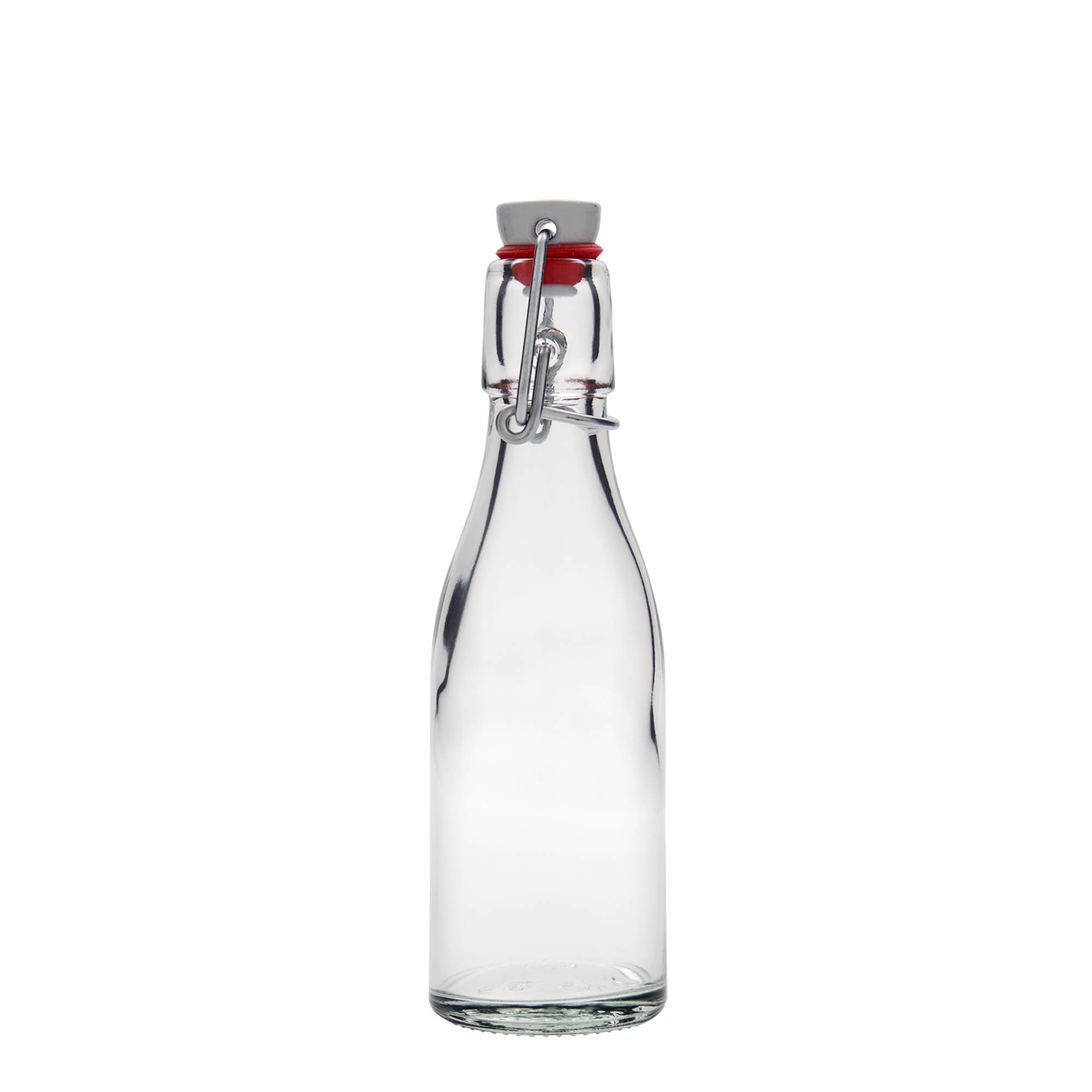 Bouteille en verre 200 ml 'Paul', ouverture : fermeture à bascule Bouteille en verre 200 ml 'Paul', ouverture : fermeture à bascule