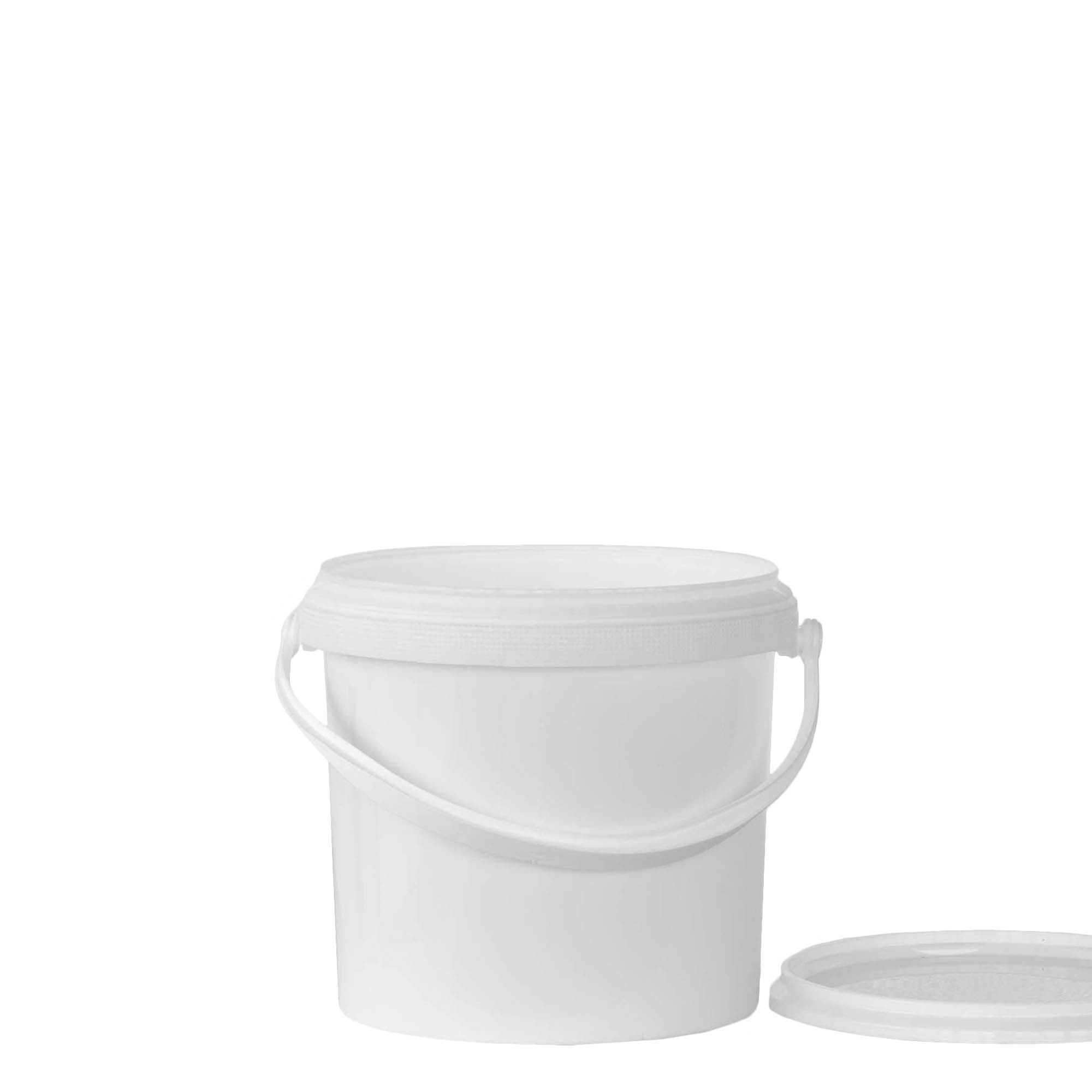 Seau de 2,5 l, plastique PP, blanc Seau de 2,5 l, plastique PP, blanc