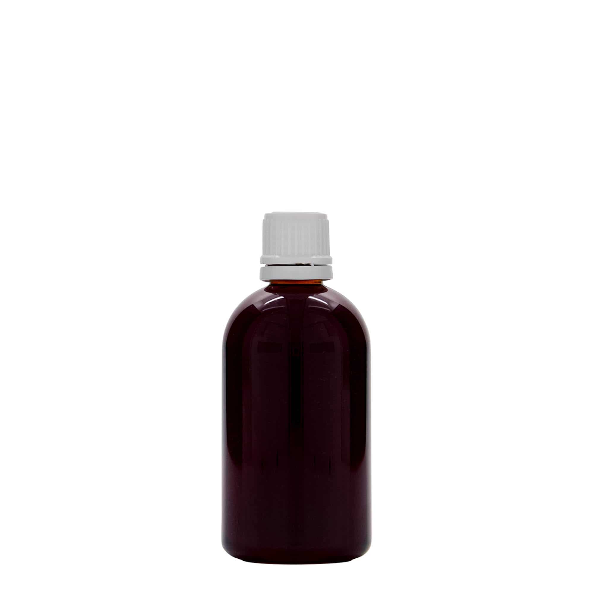 Flacon pharmaceutique en PET 100 ml 'Easy Living', plastique, bouchage: DIN 18