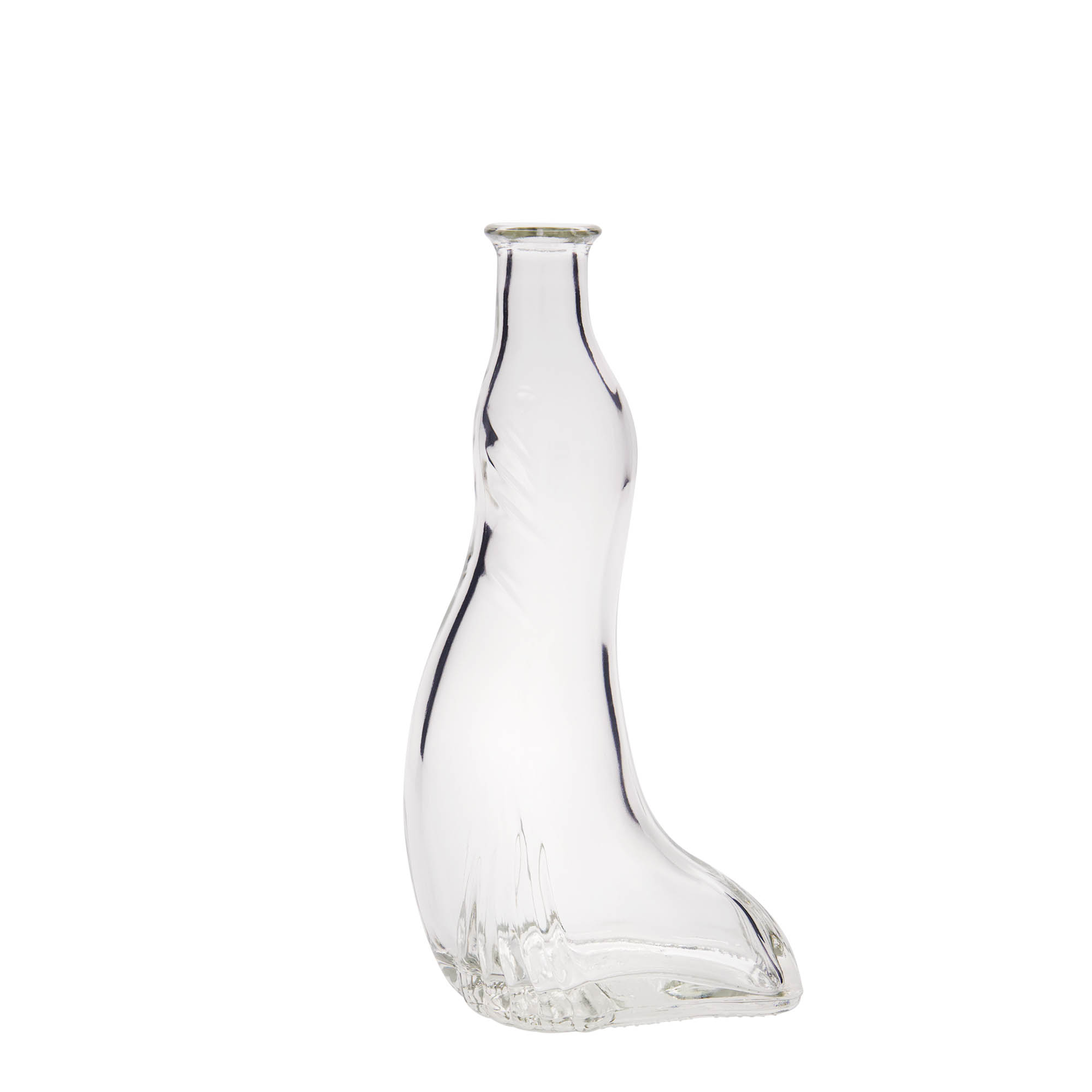 Bouteille en verre 200 ml 'Phoque', ouverture : bouchon en liège Bouteille en verre 200 ml 'Phoque', ouverture : bouchon en liège