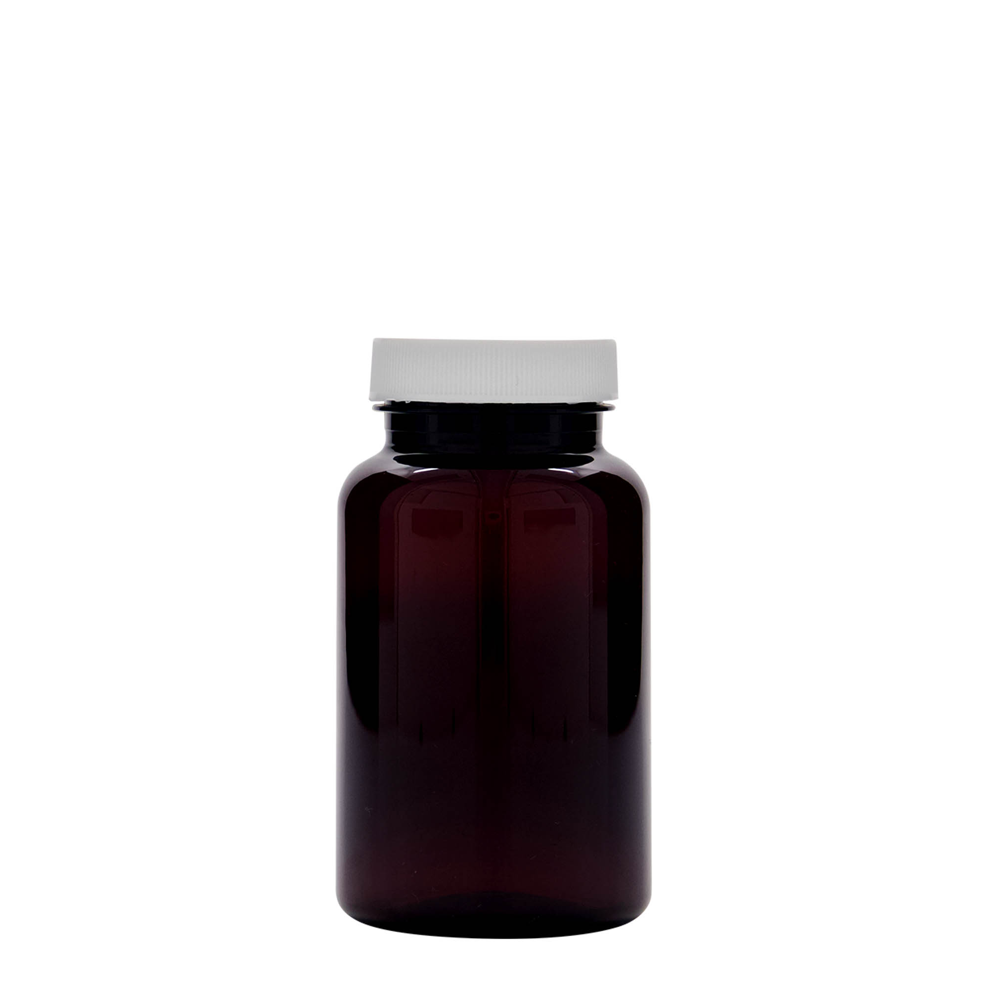 200 ml emballage PET, plastique, brun, ouverture : 45/400