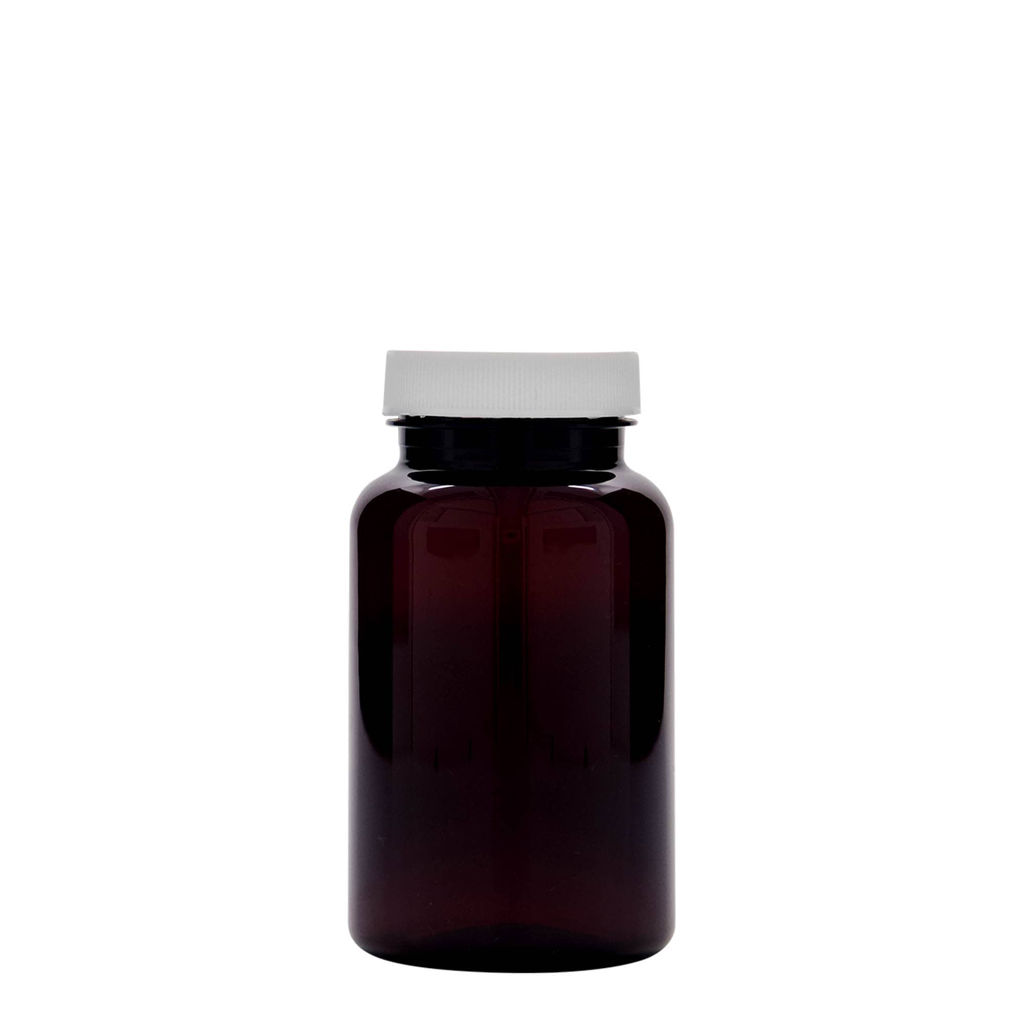 200 ml emballage PET, plastique, brun, ouverture : 45/400