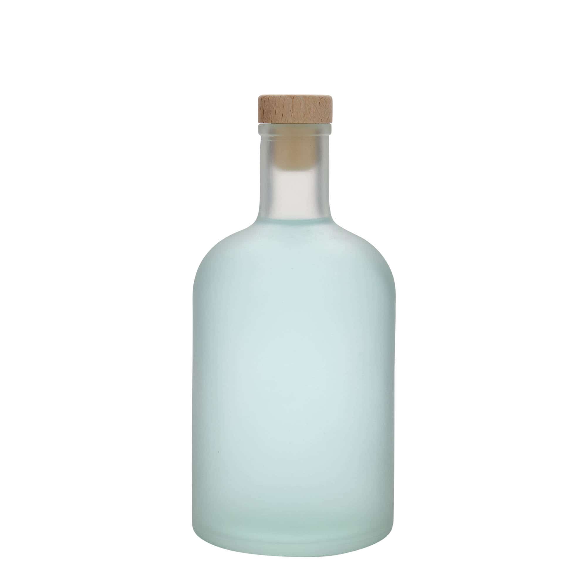 Bouteille en verre 700 ml 'Gerardino', givrée, ouverture : bouchon en liège