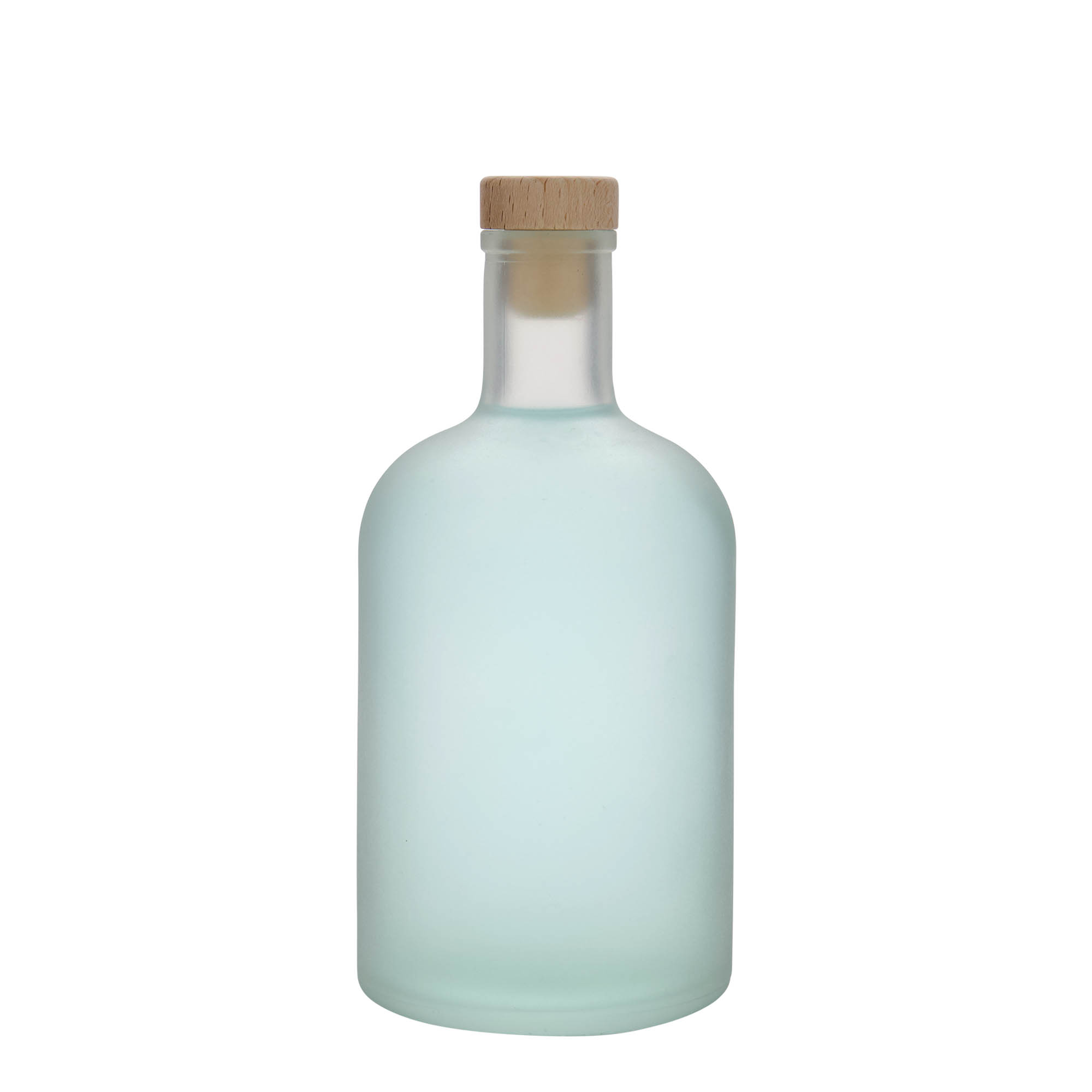 Bouteille en verre 700 ml « Gerardino », givrée, ouverture : bouchon en liège