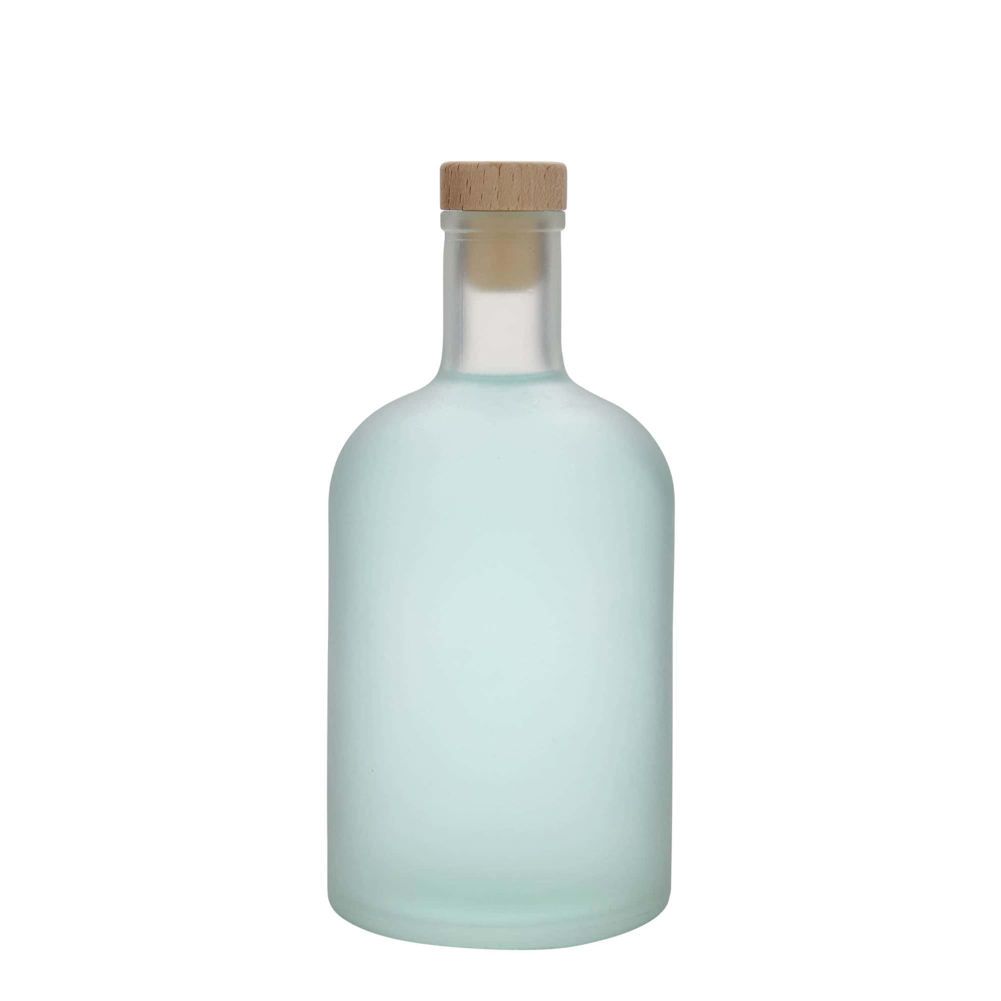Bouteille en verre 700 ml « Gerardino », givrée, ouverture : bouchon en liège