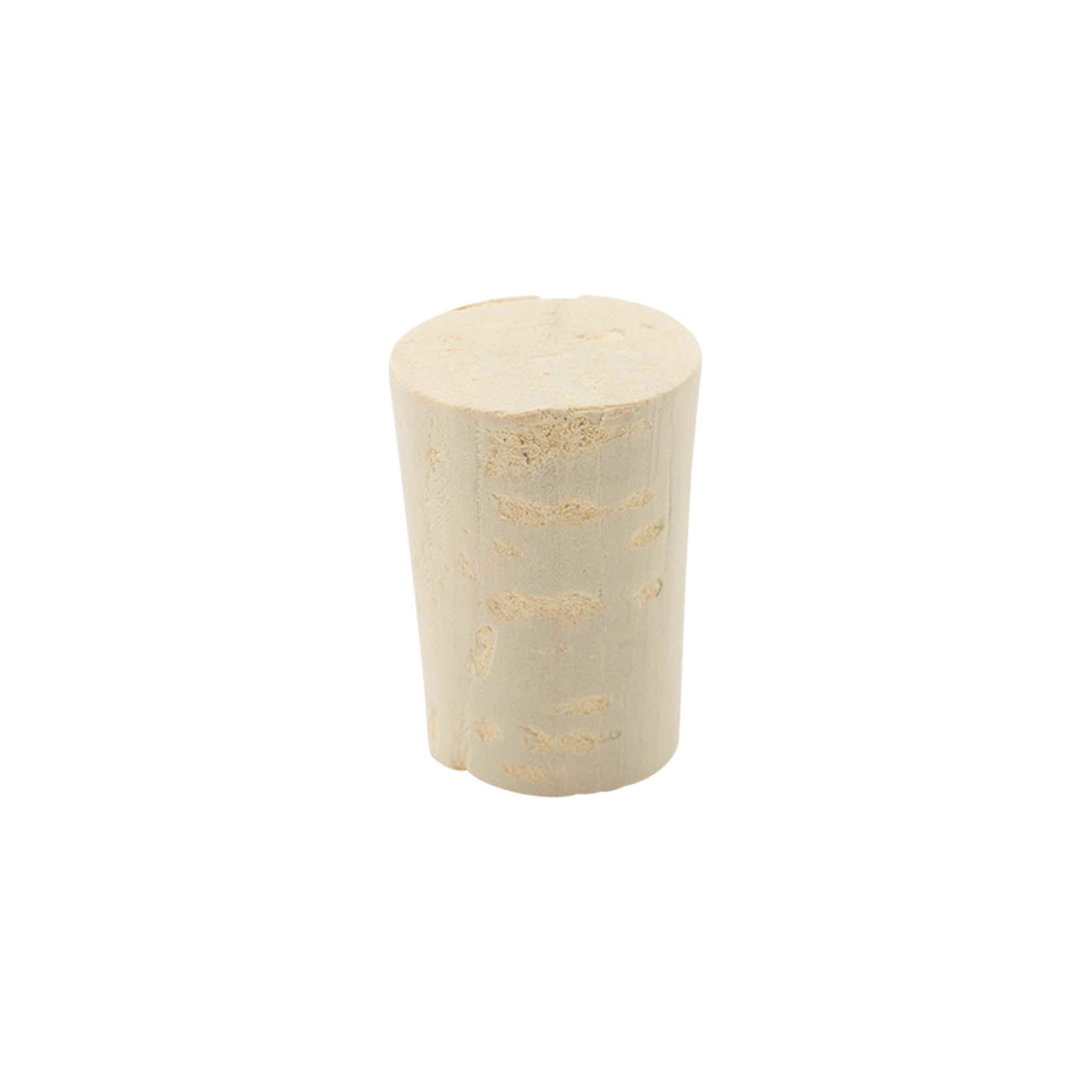 Bouchon conique 19-23 x 33, liège naturel, blanchi, pour embouchure : liège