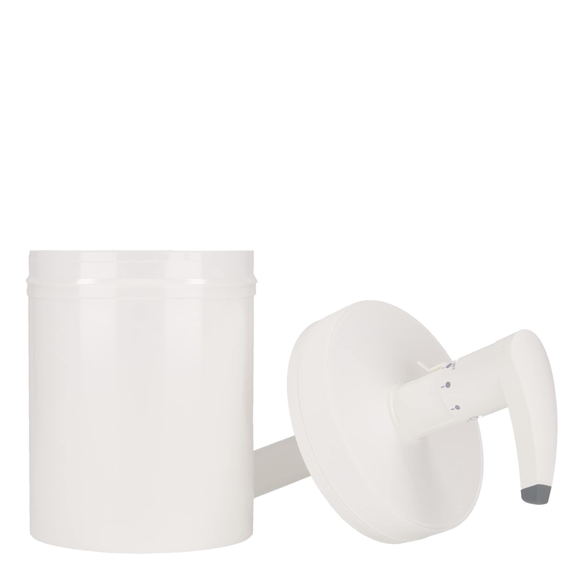 Flacon distributeur 1.240 ml 'Securibox', plastique PP, blanc, ouverture : bouchon à vis Flacon distributeur 1.240 ml 'Securibox', plastique PP, blanc, ouverture : bouchon à vis