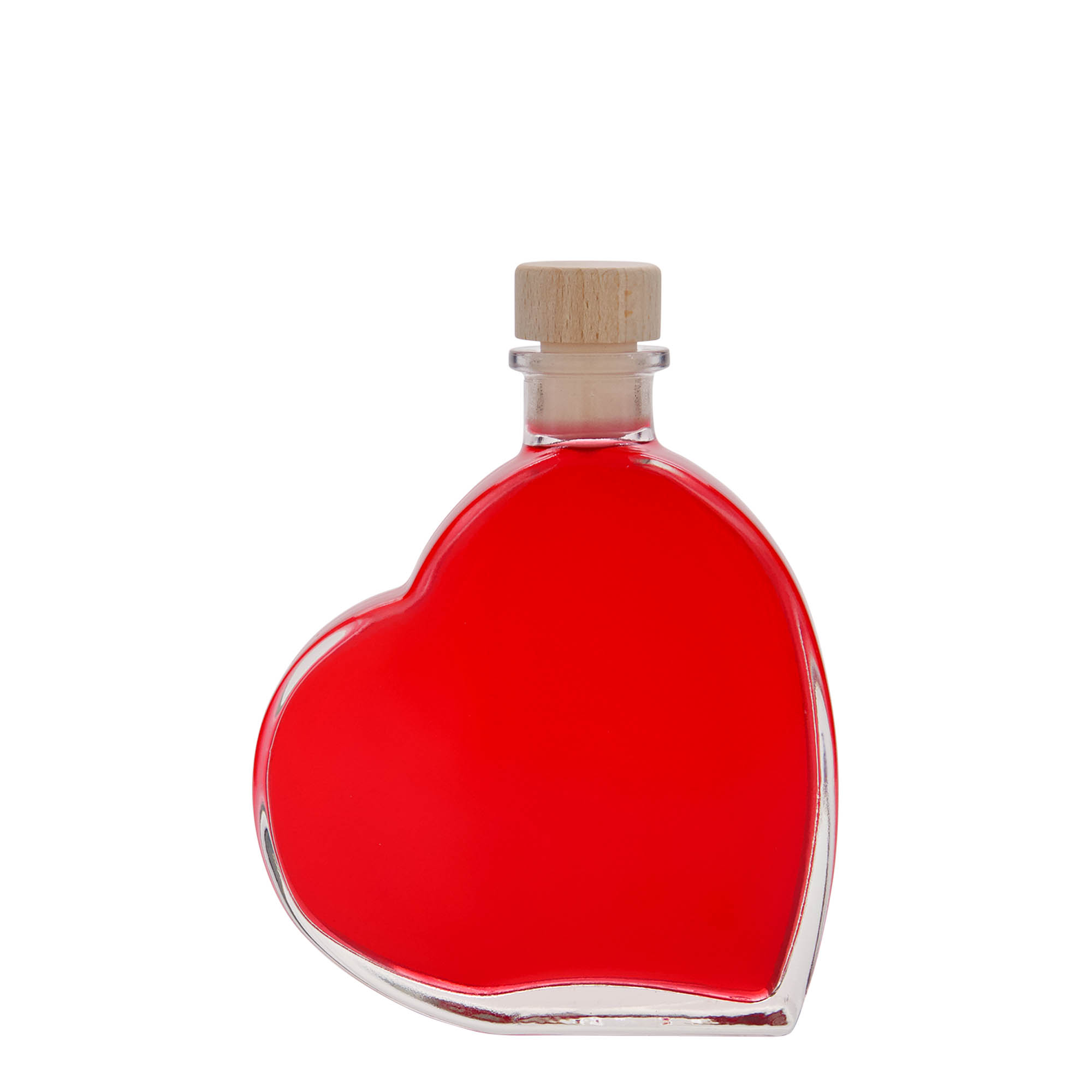 Bouteille en verre de 200 ml « Passion », ouverture : bouchon en liège Bouteille en verre de 200 ml « Passion », ouverture : bouchon en liège