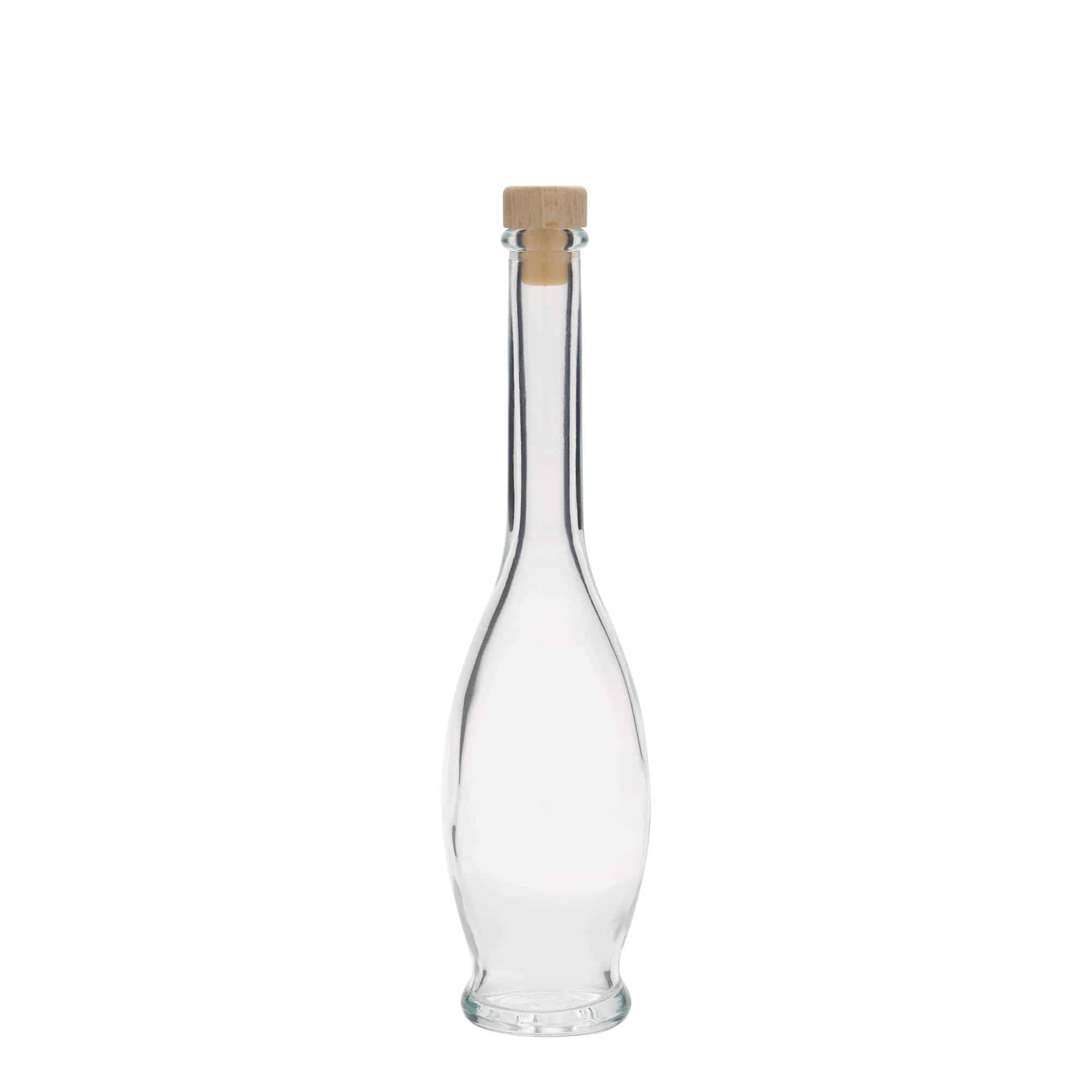 Flacon en verre 100 ml « Gina », ouverture : bouchon en liège