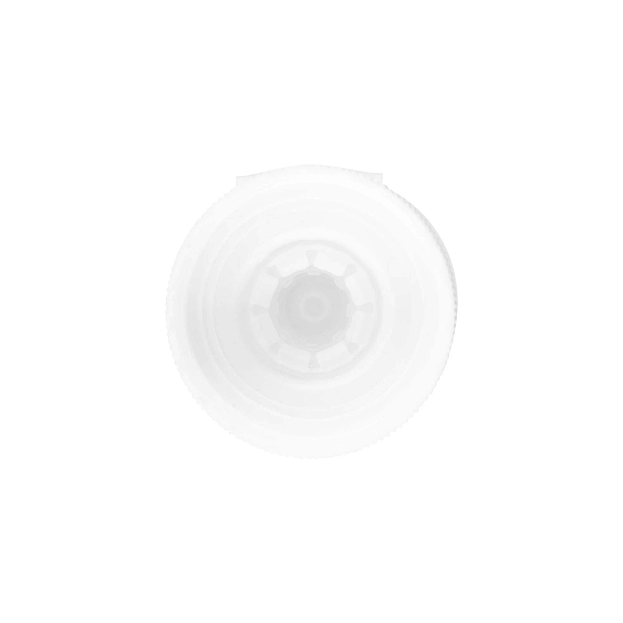 Bougage à vis à charnière rabattable, plastique PP, blanc, pour bouchage: GPI 38/400