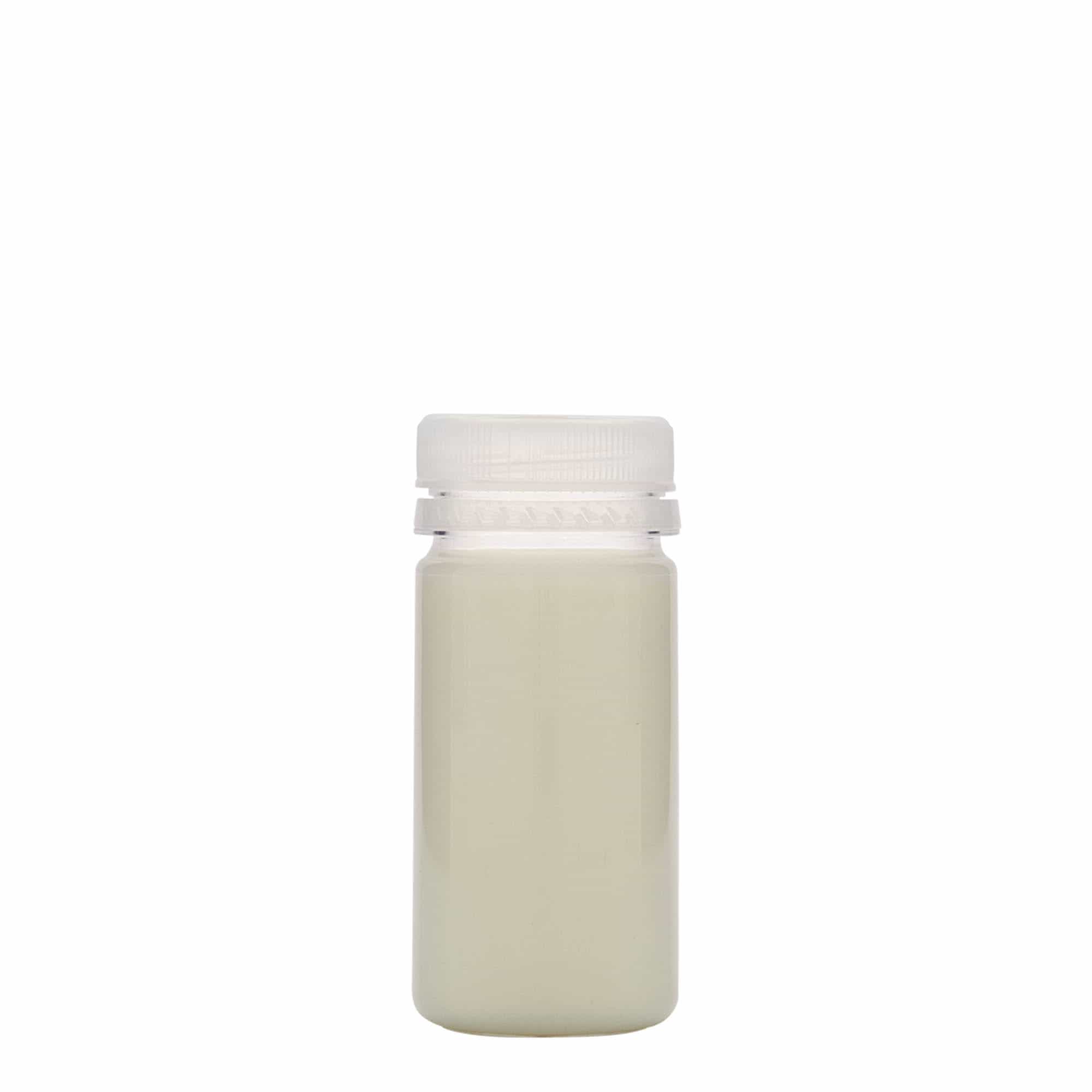 Flacon PET 100 ml 'Everytime', plastique, ouverture : 38 mm