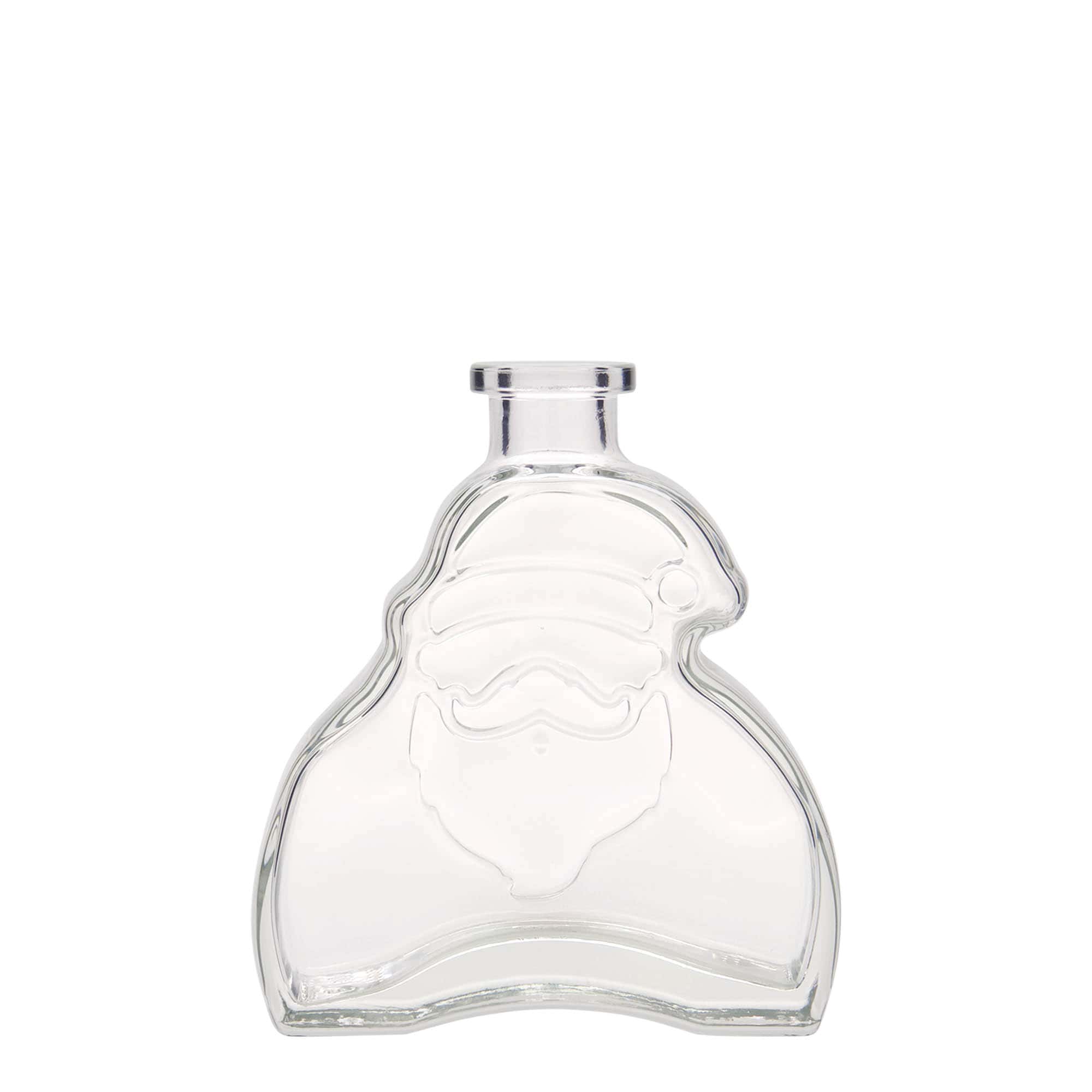 Bouteille en verre de 200 ml « Père Noël », ouverture : bouchon en liège