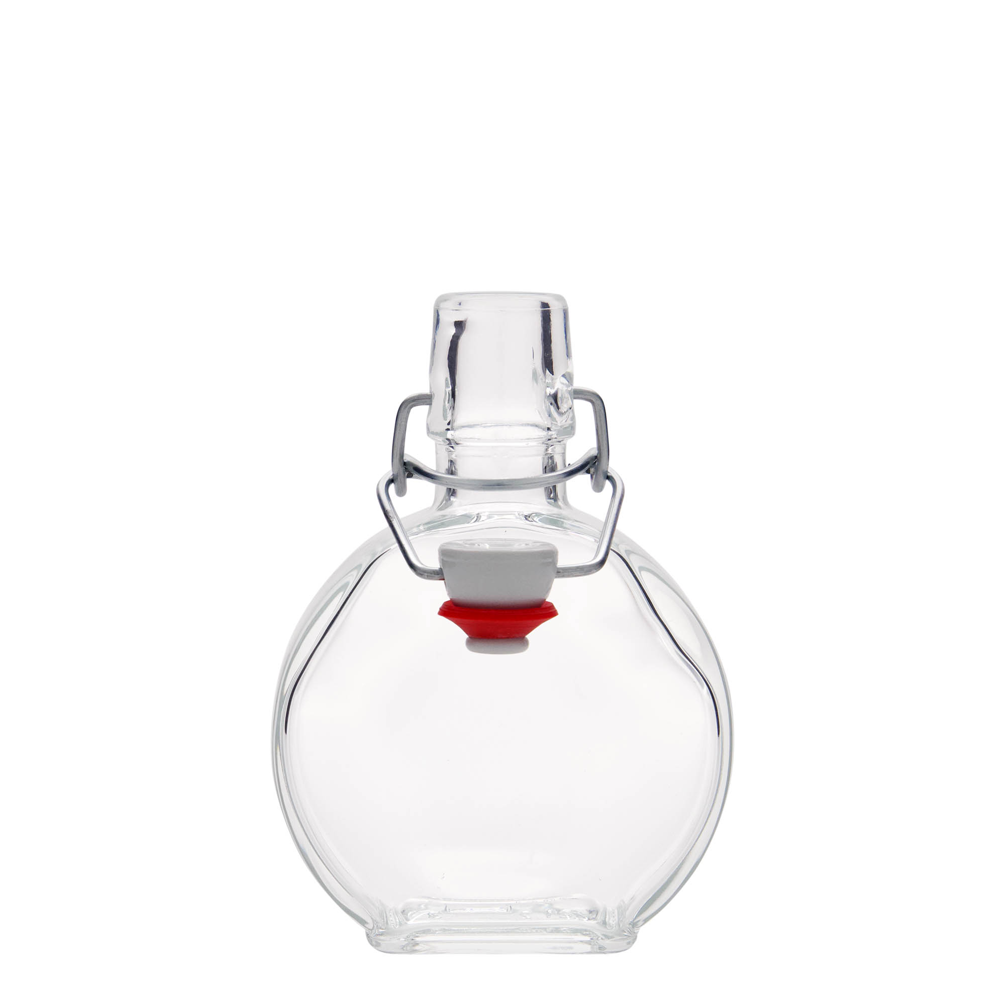 Flacon en verre 200 ml 'Sensatione', rectangulaire, ouverture : bouchon à levier Flacon en verre 200 ml 'Sensatione', rectangulaire, ouverture : bouchon à levier