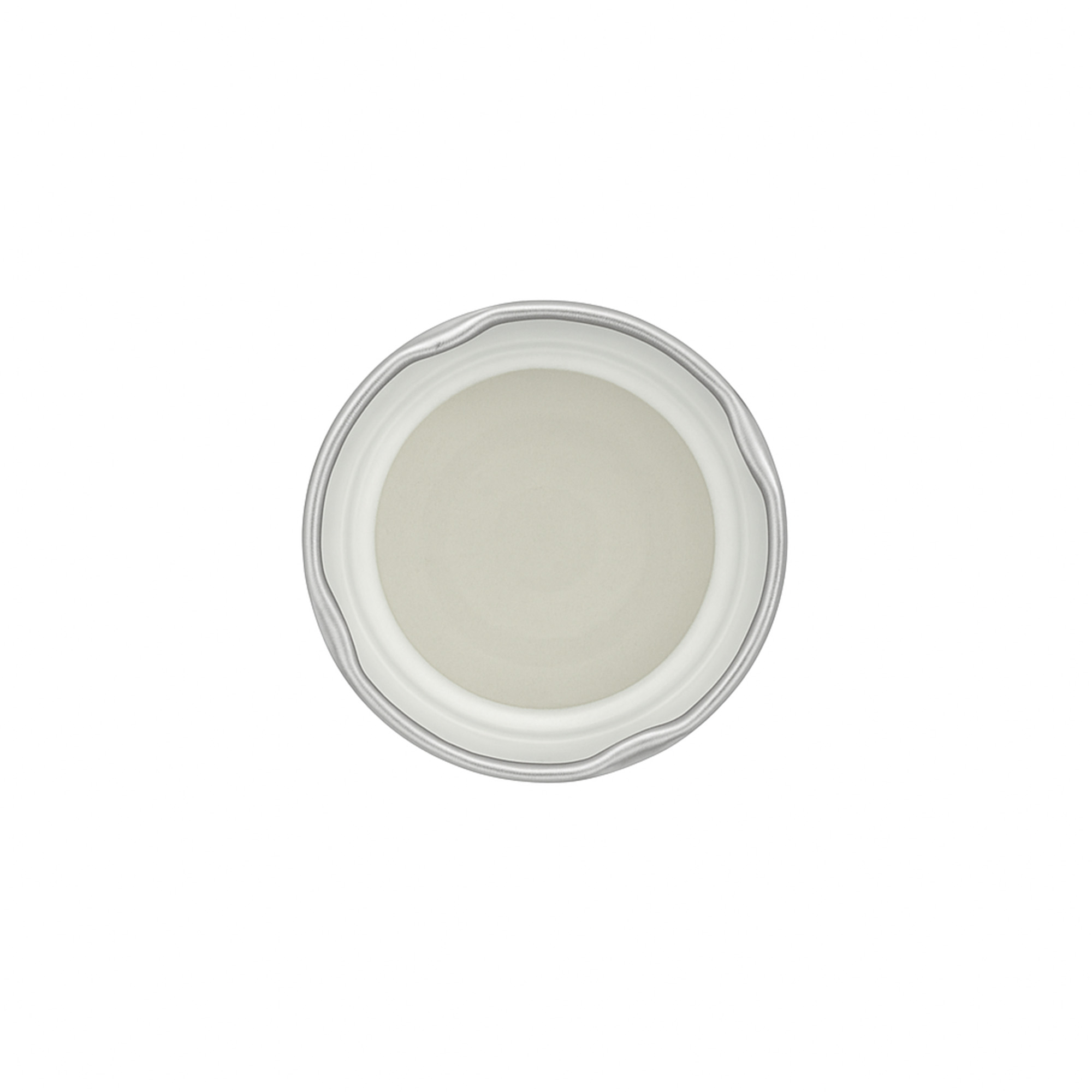 Bouchon à visser, tôle blanche, argenté, pour ouverture : TO 63