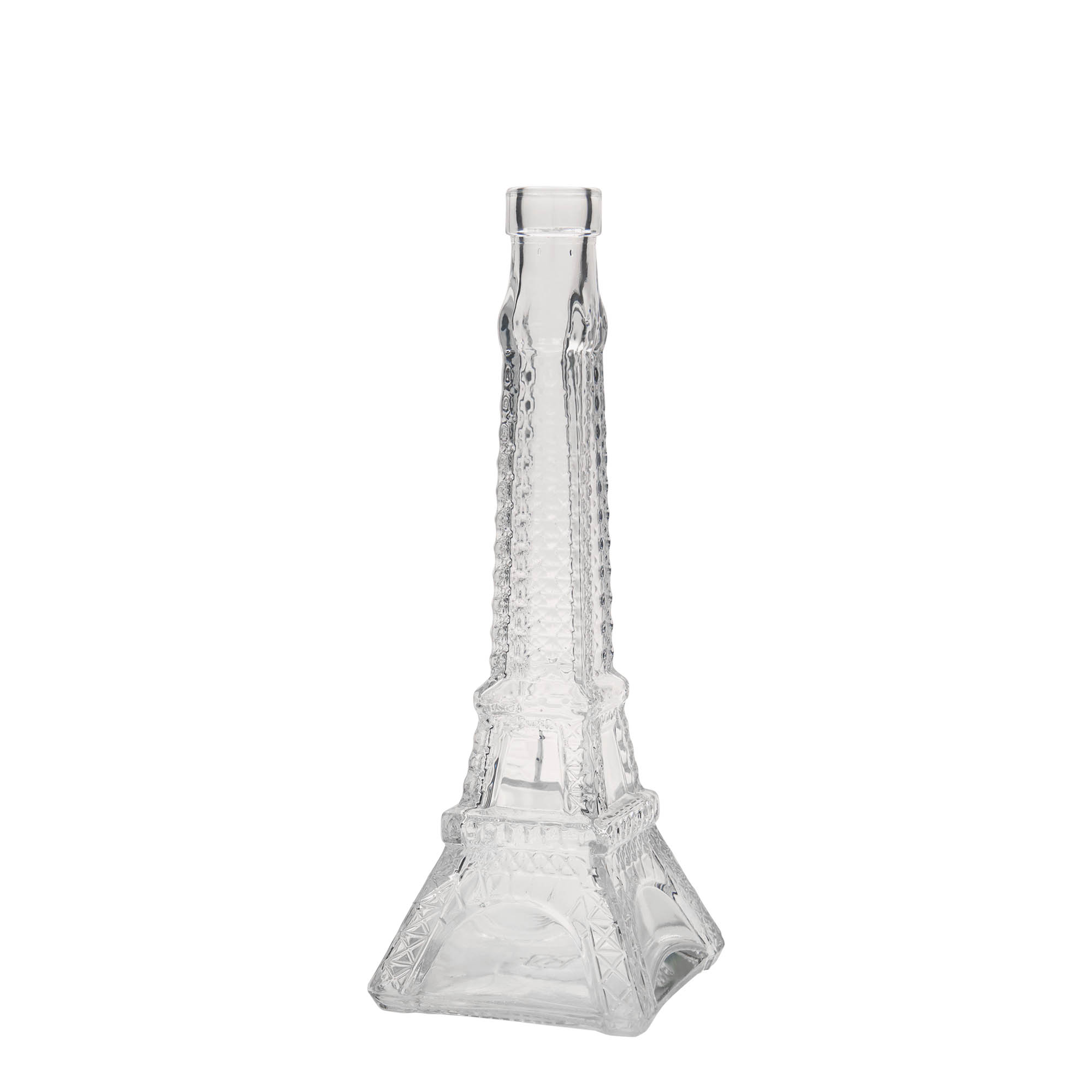 Flacon en verre 200 ml « Tour Eiffel », ouverture : bouchon en liège Flacon en verre 200 ml « Tour Eiffel », ouverture : bouchon en liège