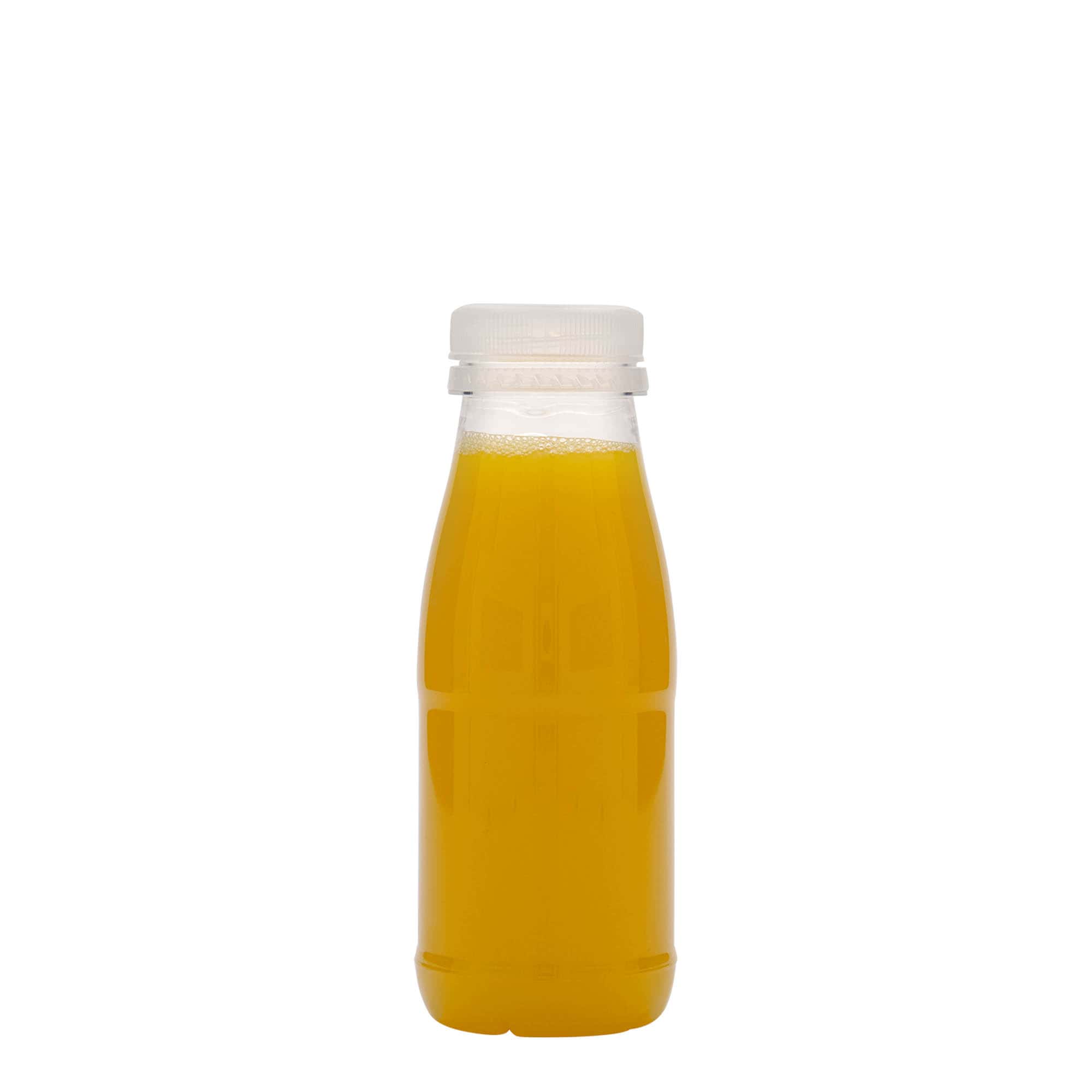 Bouteille PET 250 ml 'Milk and Juice', plastique, ouverture : 38 mm