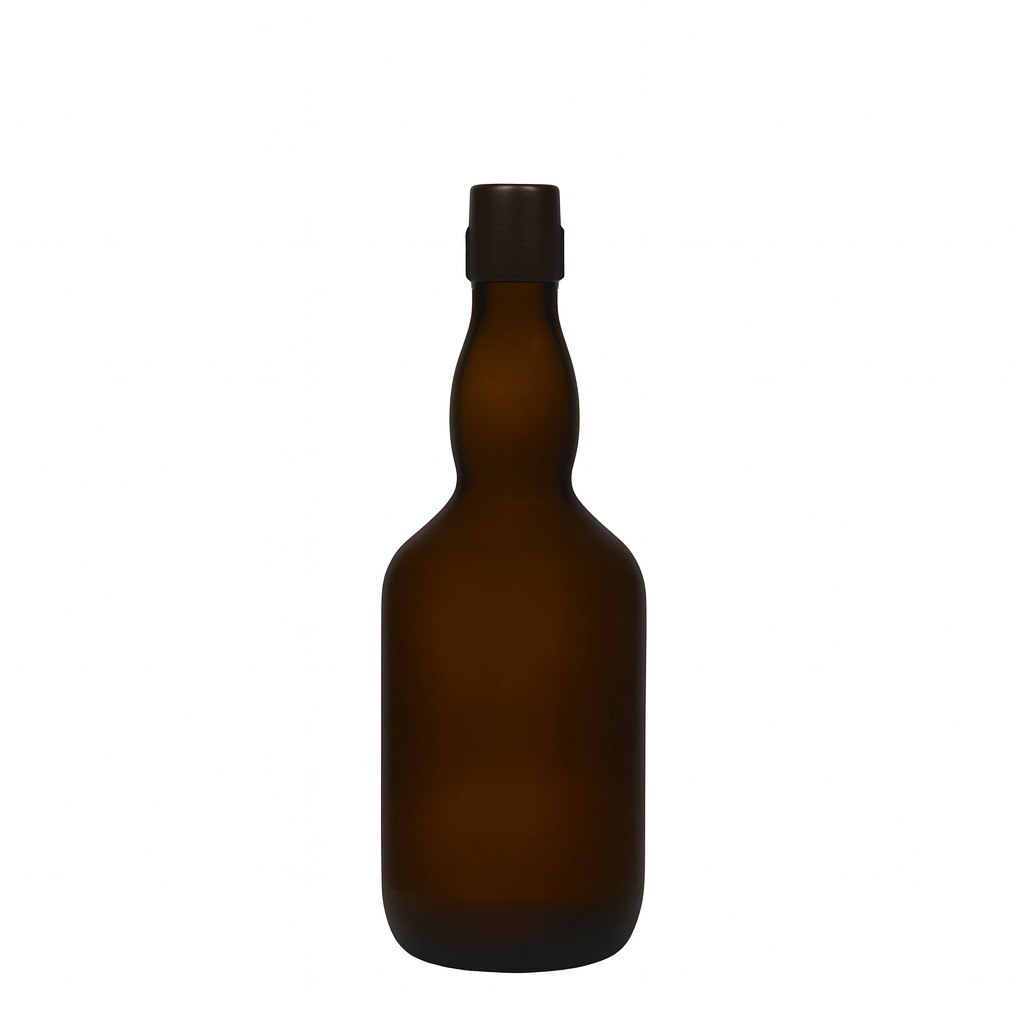 Bouteille de bière 500 ml col de cygne, verre, vert antique, ouverture : fermeture à levier Bouteille de bière 500 ml col de cygne, verre, vert antique, ouverture : fermeture à levier