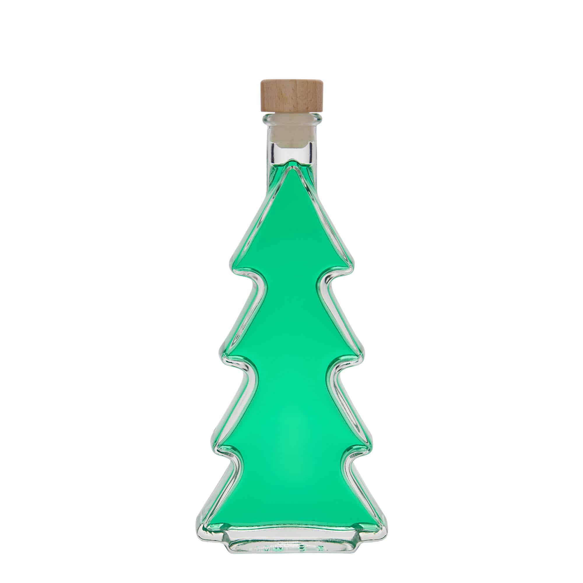 Bouteille en verre 200 ml 'Sapin', bouchage: bouchon