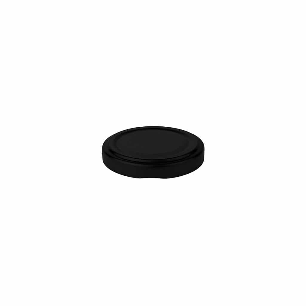 Bouchon à vis, tôle blanche, noir, pour ouverture : TO 48