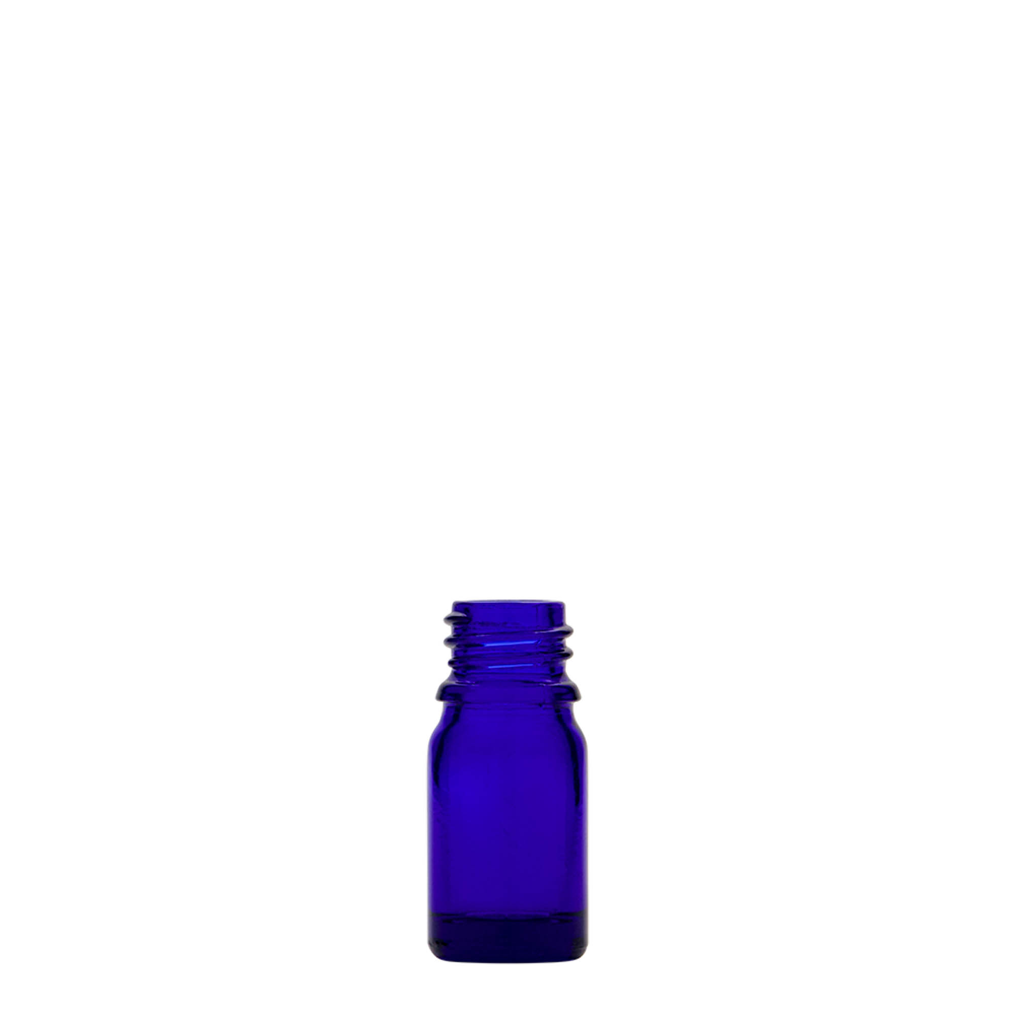 Flacon médical 5 ml, verre, bleu royal, ouverture : DIN 18 Flacon médical 5 ml, verre, bleu royal, ouverture : DIN 18