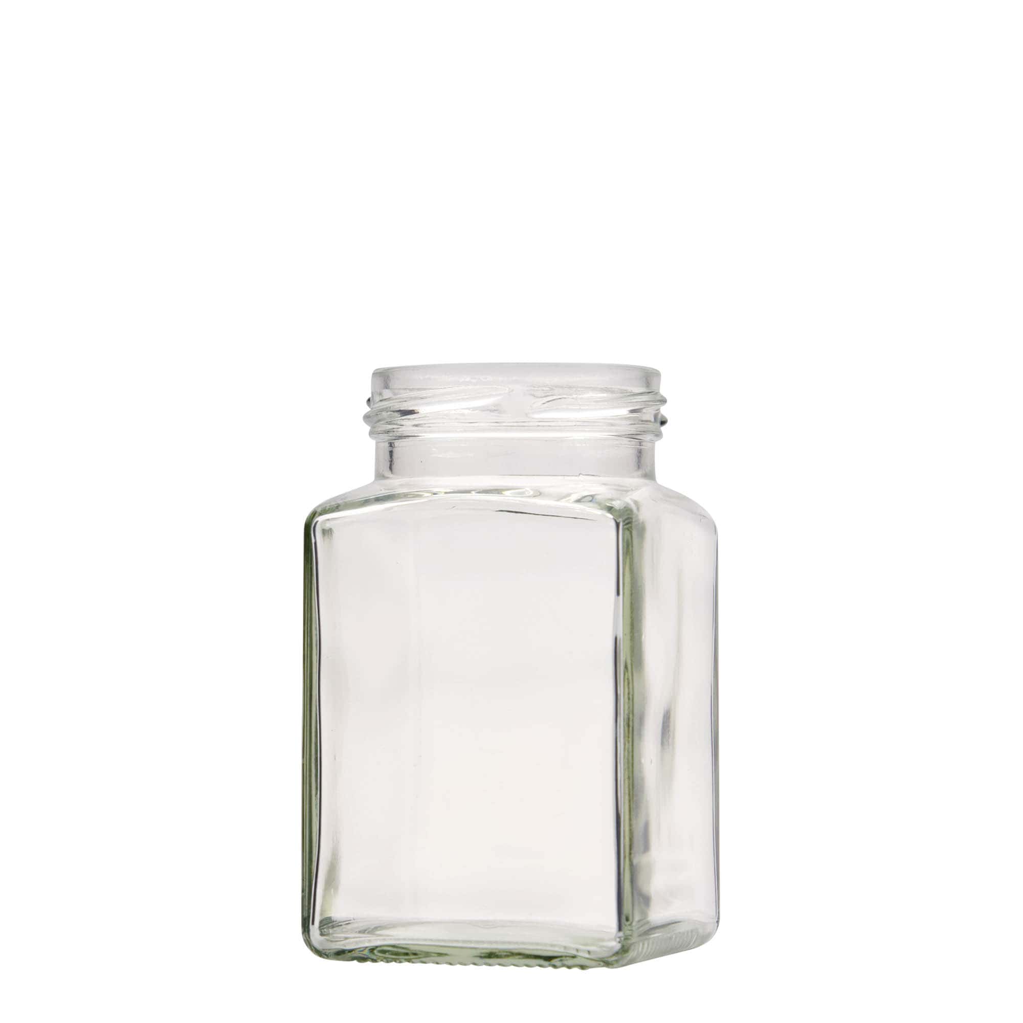 260 ml en verre carré, ouverture : Twist-Off (TO 58)