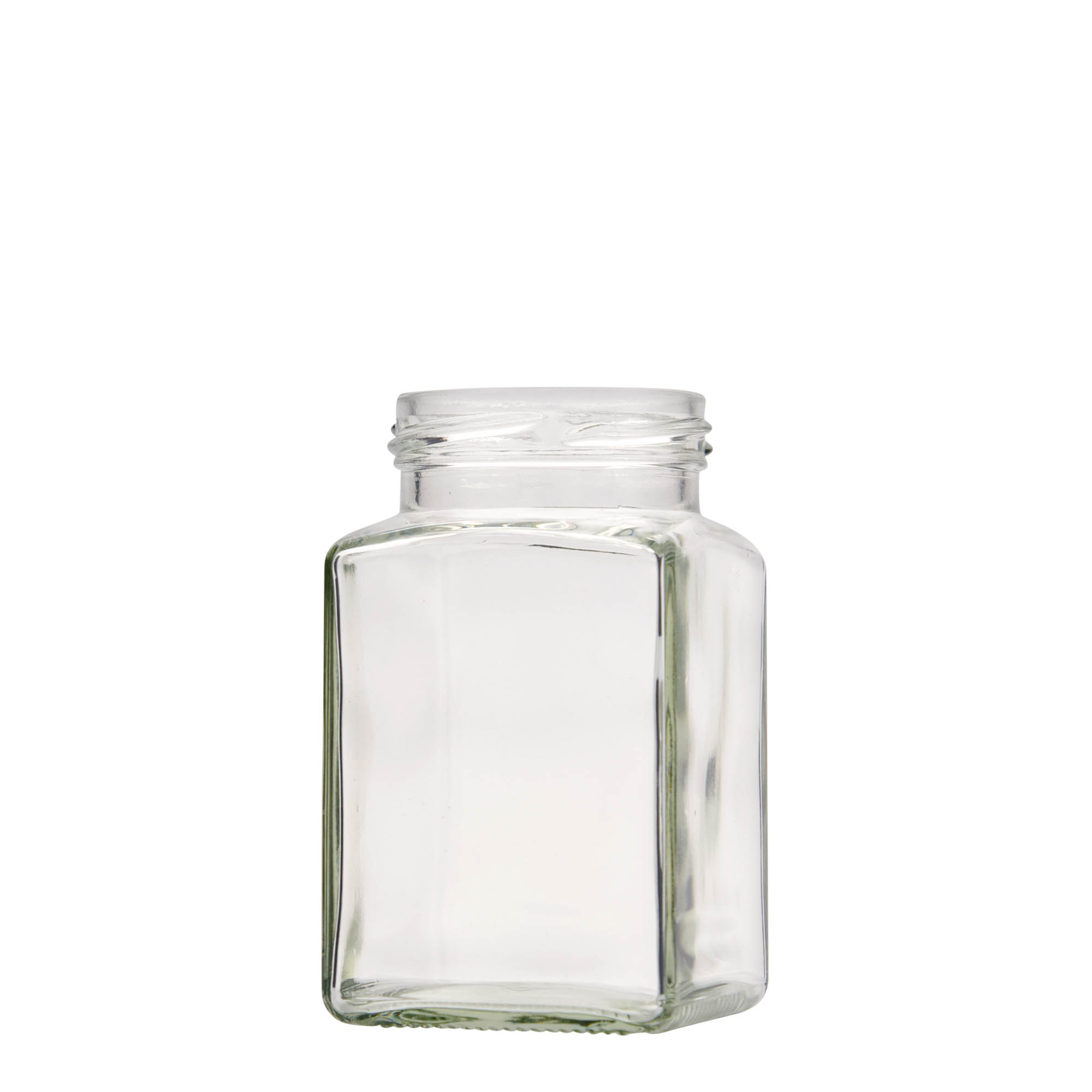 260 ml en verre carré, ouverture : Twist-Off (TO 58) 260 ml en verre carré, ouverture : Twist-Off (TO 58)