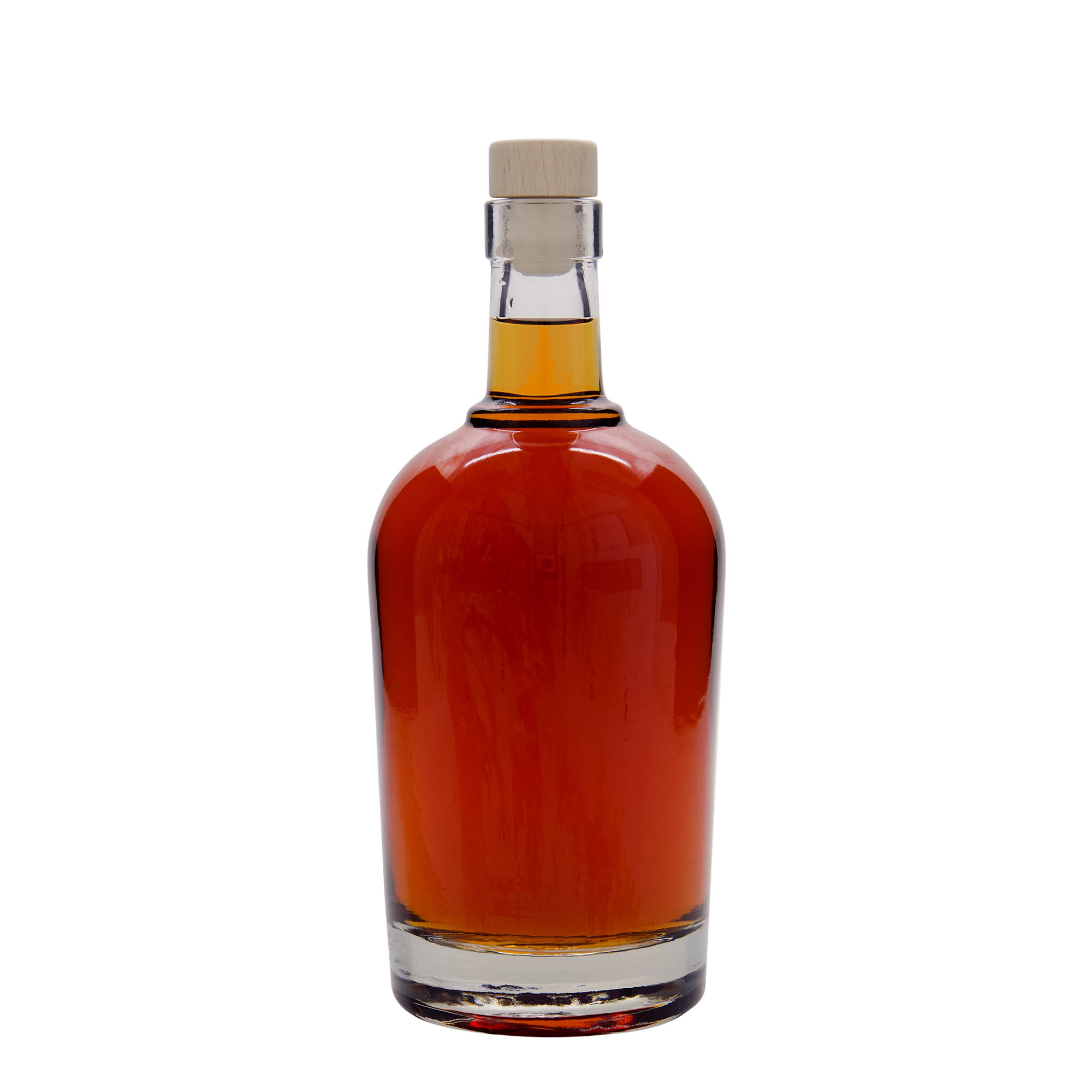 Bouteille en verre 700 ml 'Amarillo', ouverture : bouchon en liège Bouteille en verre 700 ml 'Amarillo', ouverture : bouchon en liège