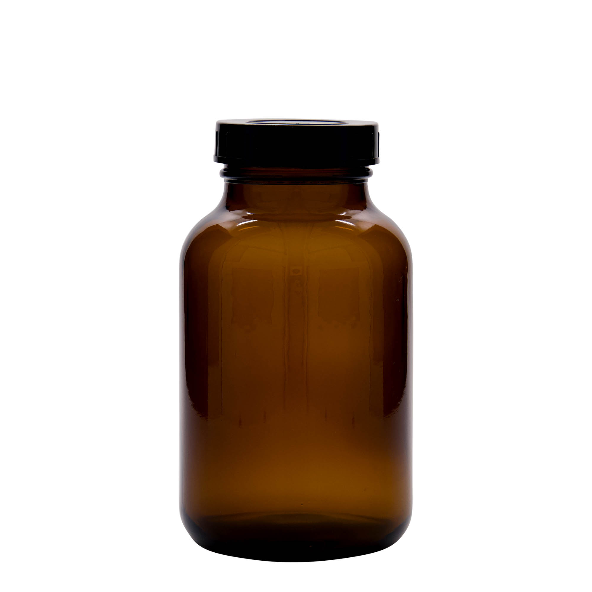 1 000 ml, bocal large, verre brun, ouverture : DIN 68 1 000 ml, bocal large, verre brun, ouverture : DIN 68