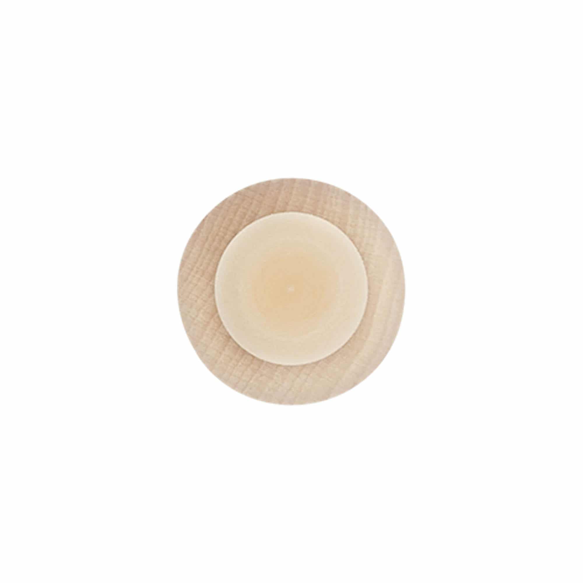 Bouchon à prise 21,5 mm, bois/plastique, pour embouchure : liège