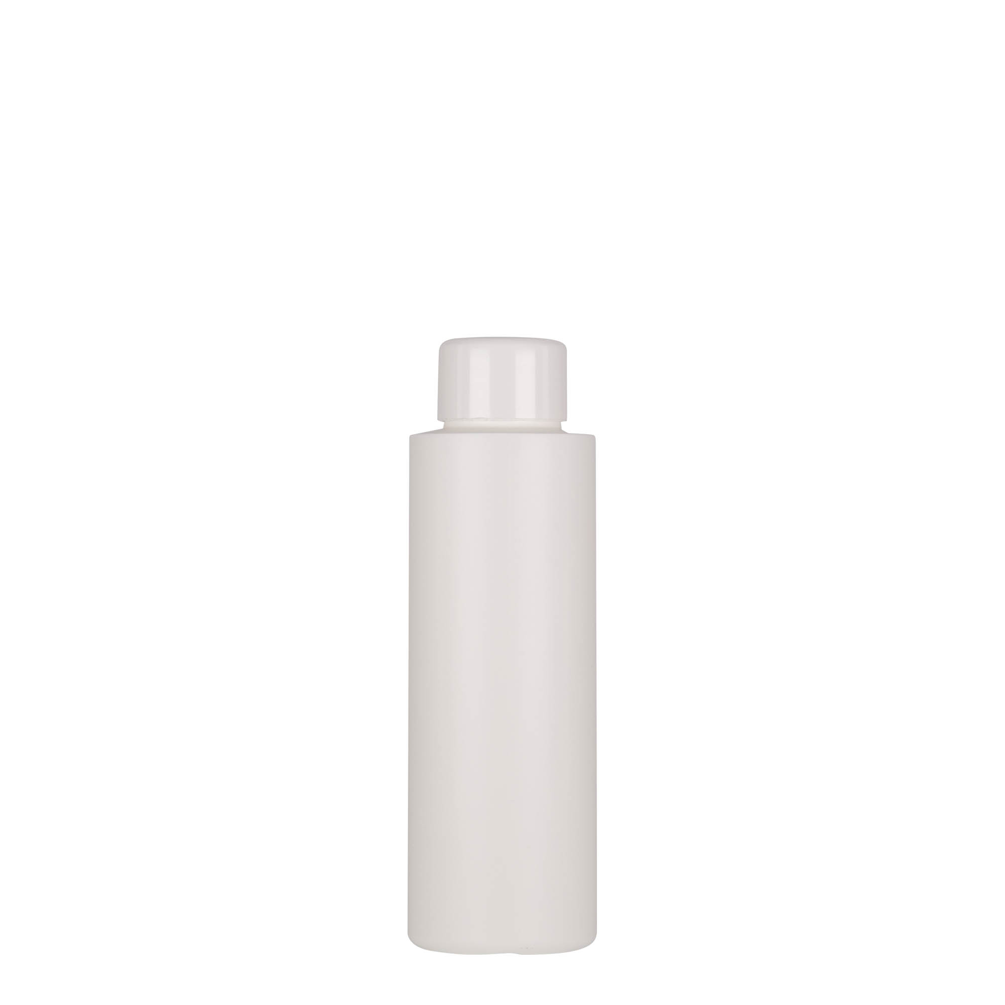 Flacon en plastique 100 ml 'Pipe', PEHD vert, blanc, ouverture : 24/410