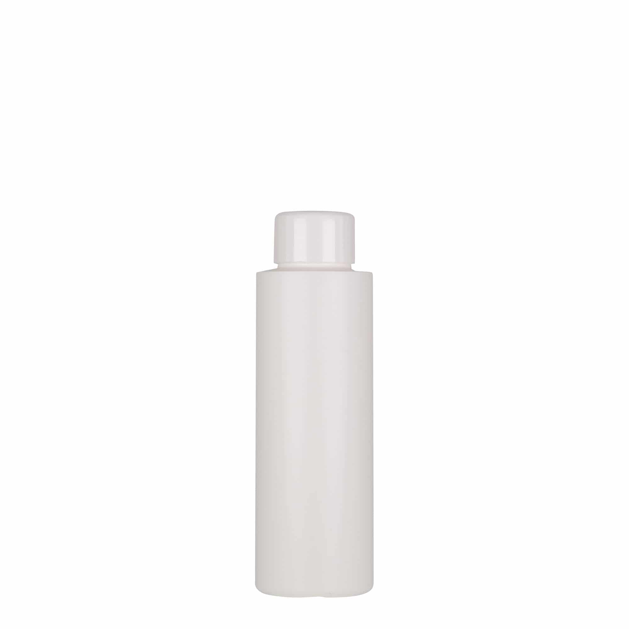 Flacon en plastique 100 ml 'Pipe', PEHD vert, blanc, ouverture : 24/410