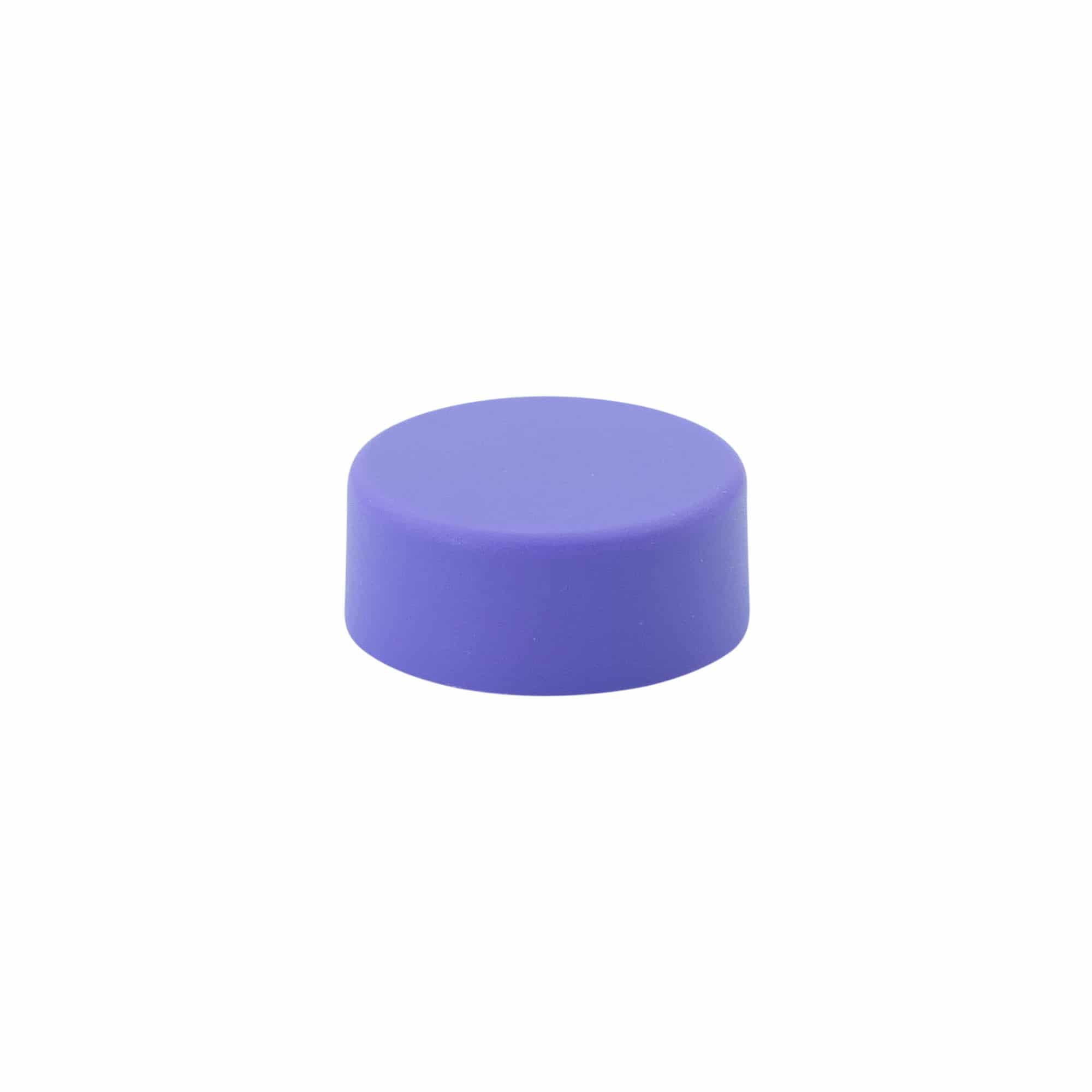 Bouchon à vis, plastique ABS, violet, pour ouverture : GPI 28/400