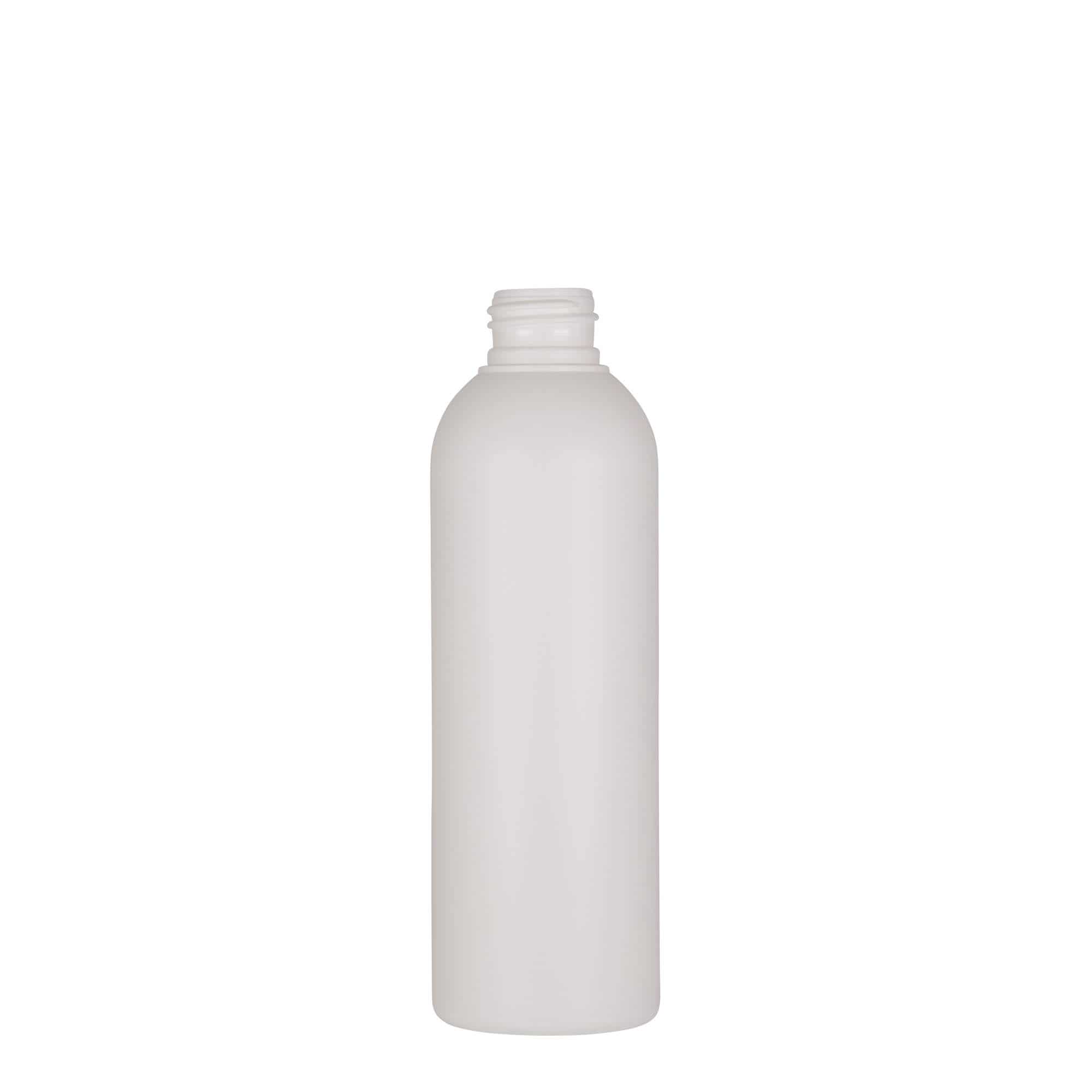 Bouteille en plastique 200 ml 'Tuffy', PEHD, blanche, bouchage: GPI 24/410 Bouteille en plastique 200 ml 'Tuffy', PEHD, blanche, bouchage: GPI 24/410