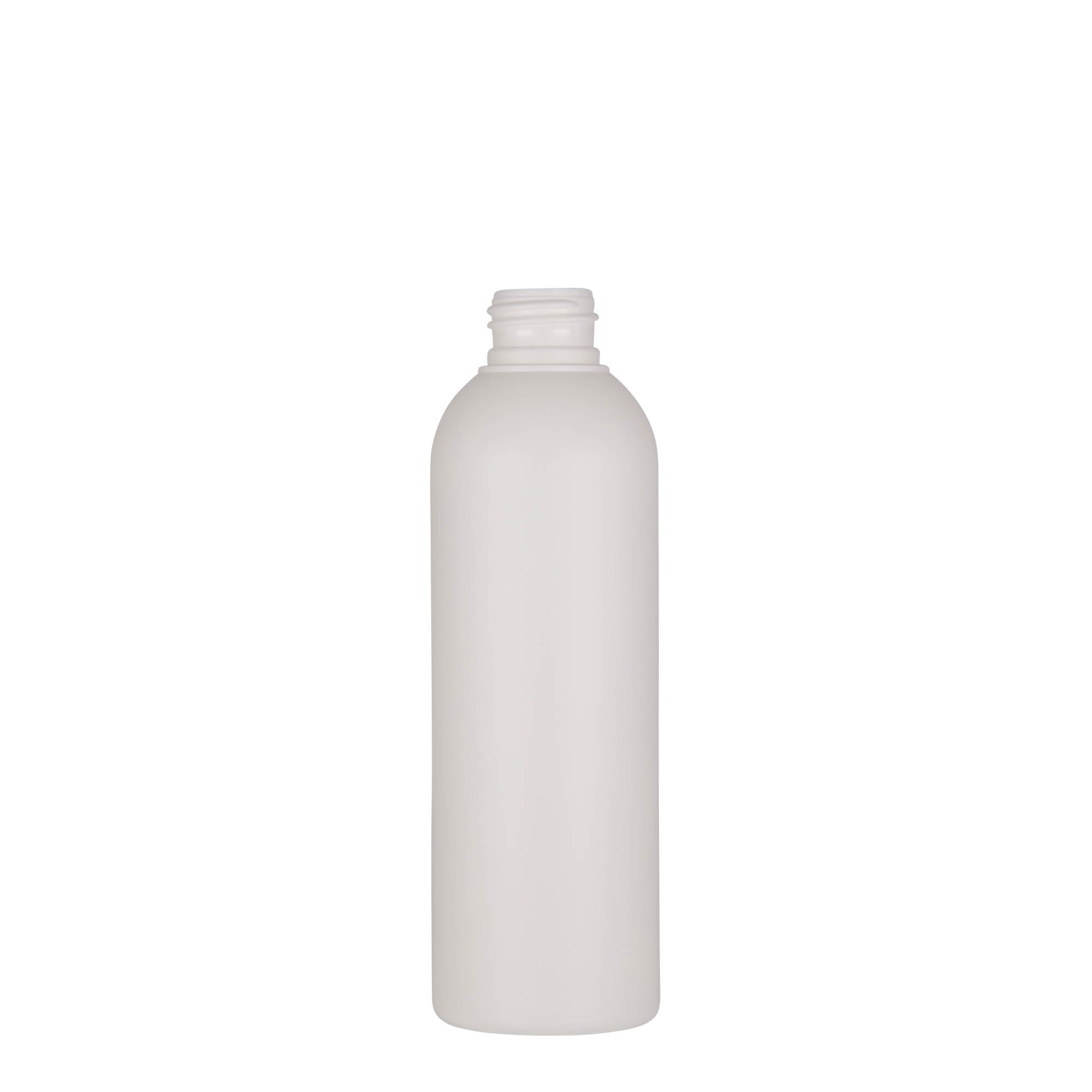 Flacon en plastique 200 ml 'Tuffy', HDPE, blanc, ouverture : 24/410 Flacon en plastique 200 ml 'Tuffy', HDPE, blanc, ouverture : 24/410