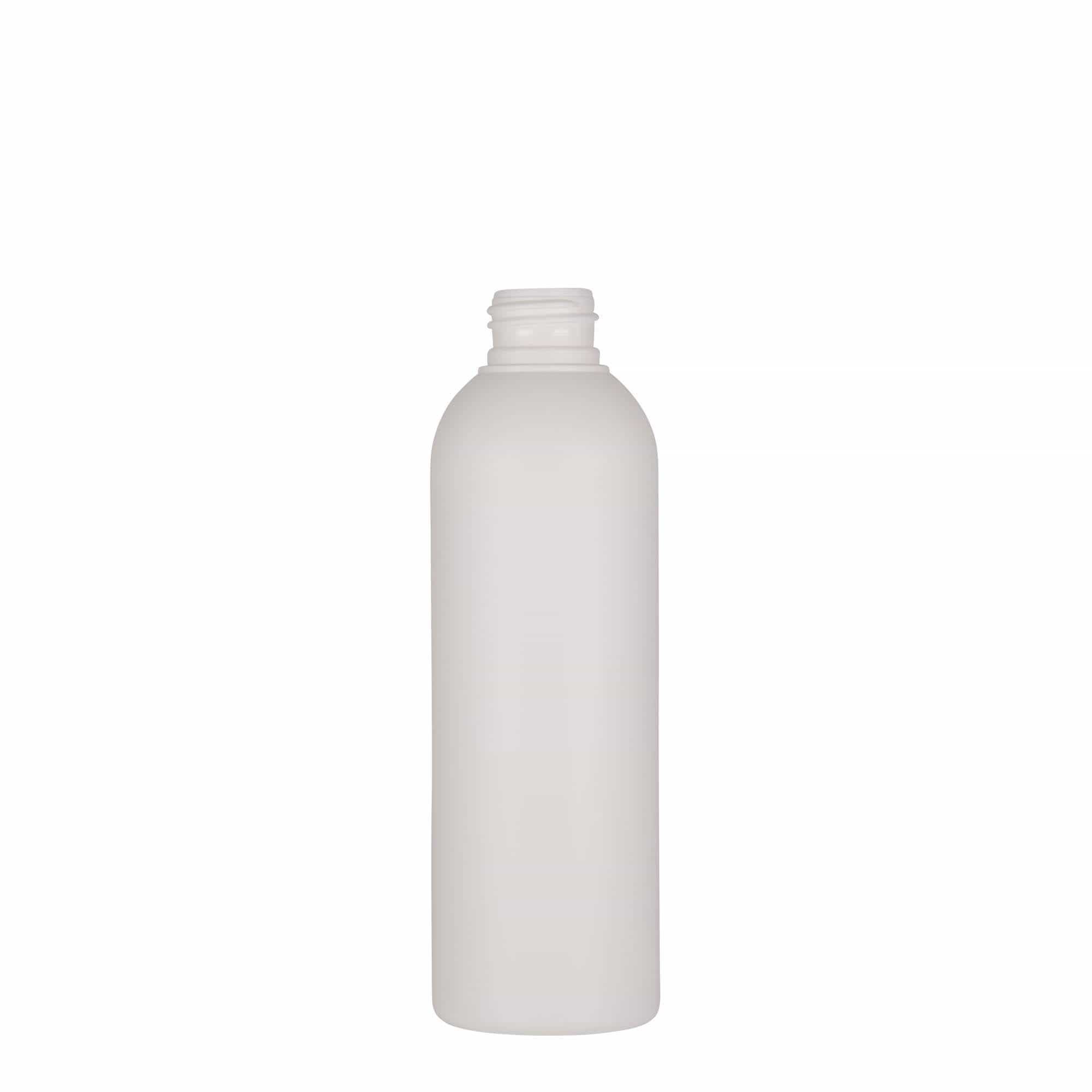 Flacon en plastique 200 ml 'Tuffy', HDPE, blanc, ouverture : 24/410 Flacon en plastique 200 ml 'Tuffy', HDPE, blanc, ouverture : 24/410