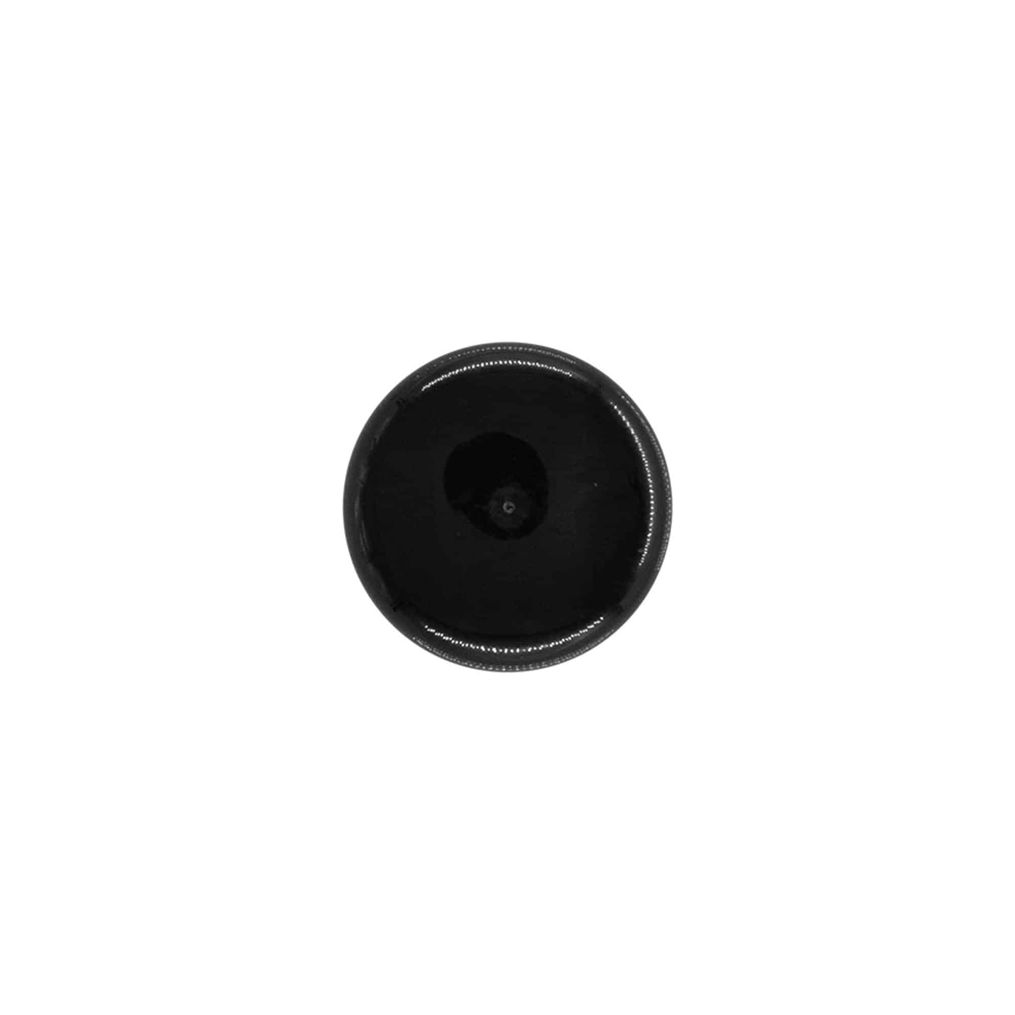 Bougage à vis avec insert de pulvérisation, plastique PP, noir, pour bouchage: 24/410