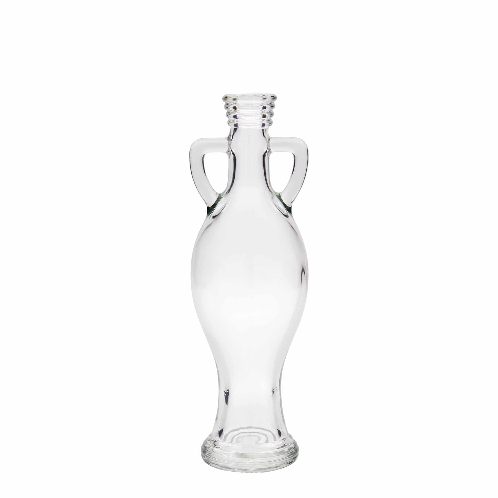 Flacon en verre 200 ml « Amphore », ouverture : bouchon en liège