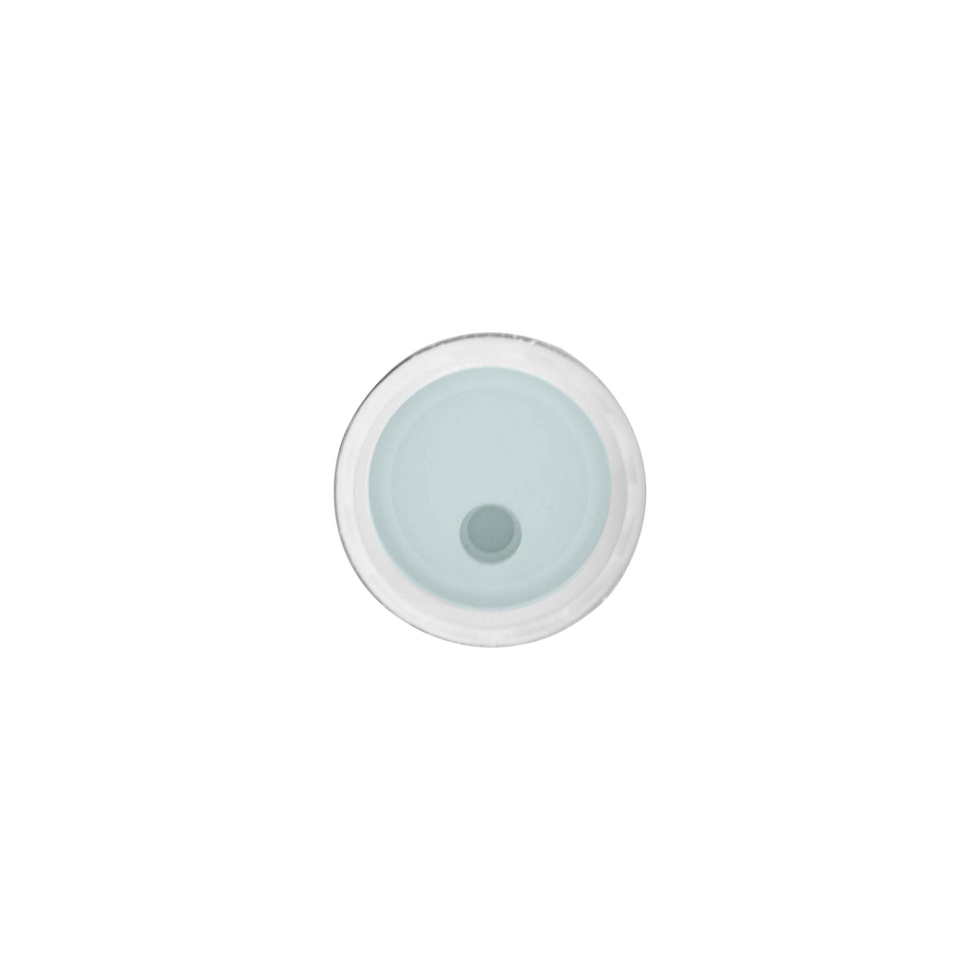 Bouchon à vis Disc Top, plastique PP, argenté, pour ouverture : 24/410 Bouchon à vis Disc Top, plastique PP, argenté, pour ouverture : 24/410