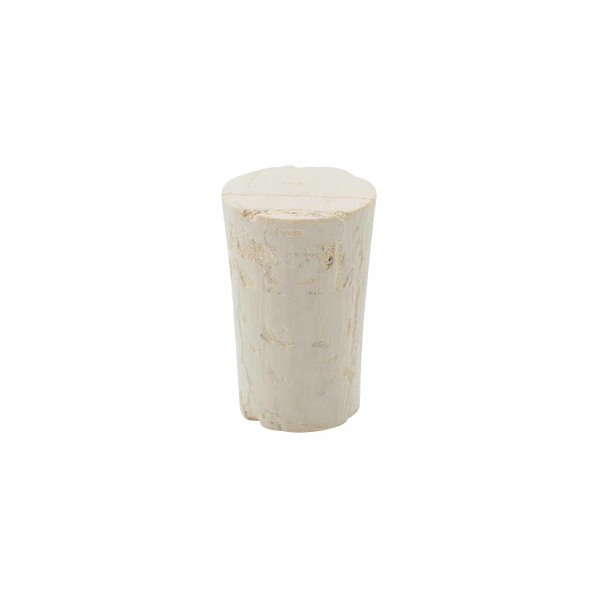 Bouchon conique 17-21 x 33, bouchon pressé, beige, pour ouverture : liège