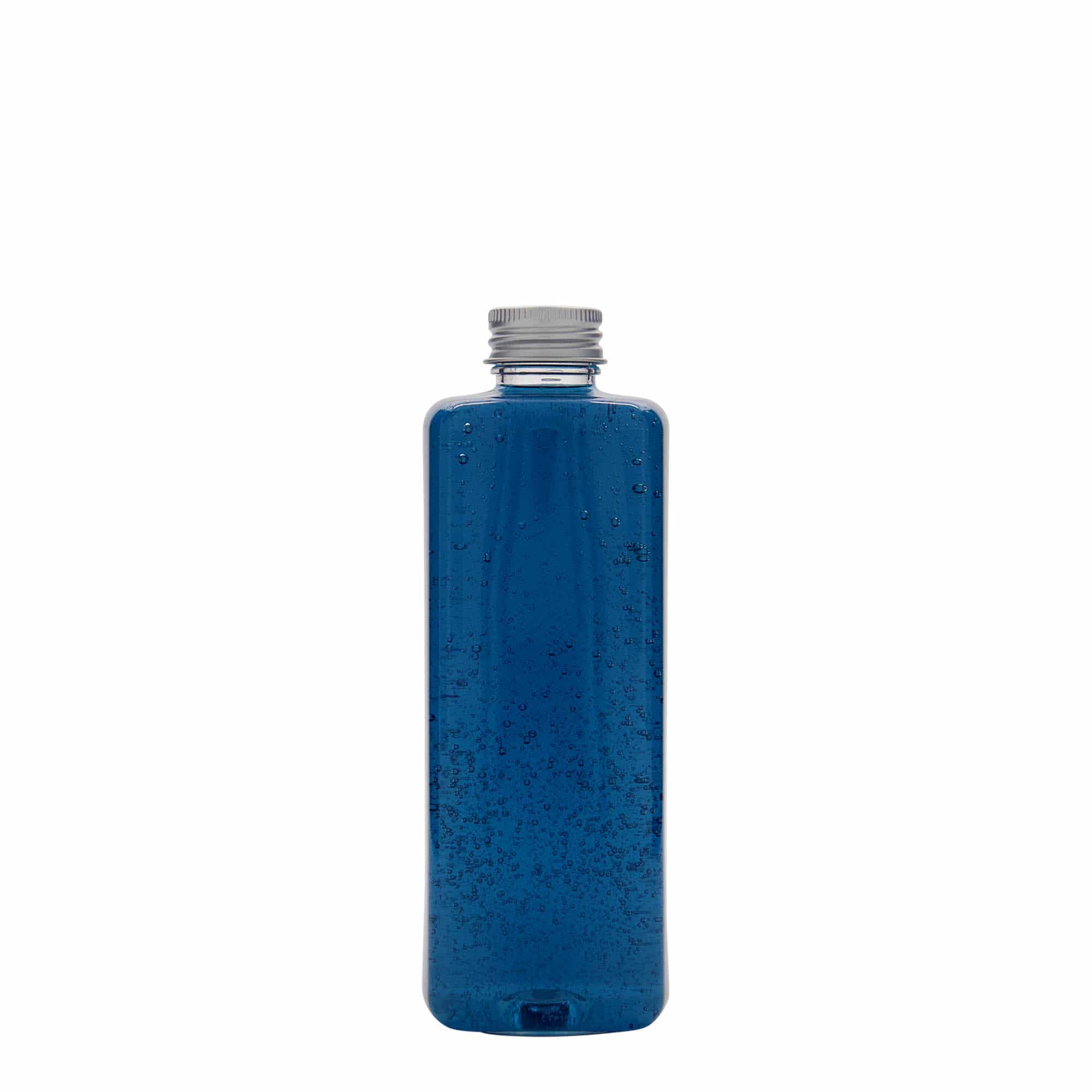 Bouteille en PET 300 ml 'Karl', carrée, plastique, bouchage: 24/410