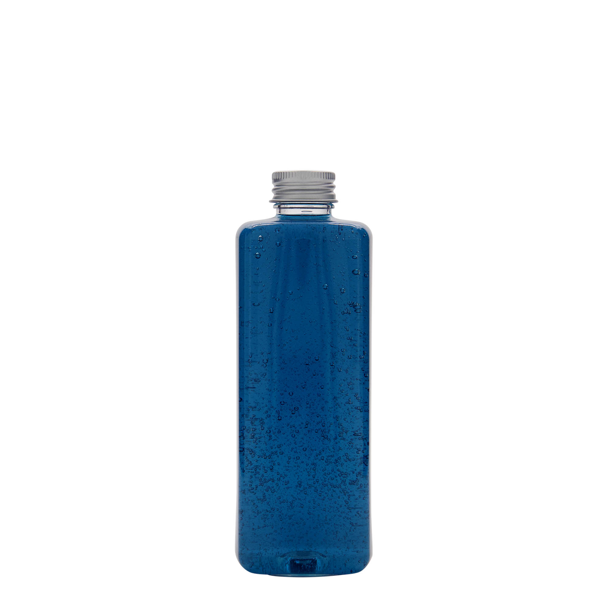 Bouteille PET 300 ml 'Karl', carrée, plastique, ouverture : 24/410